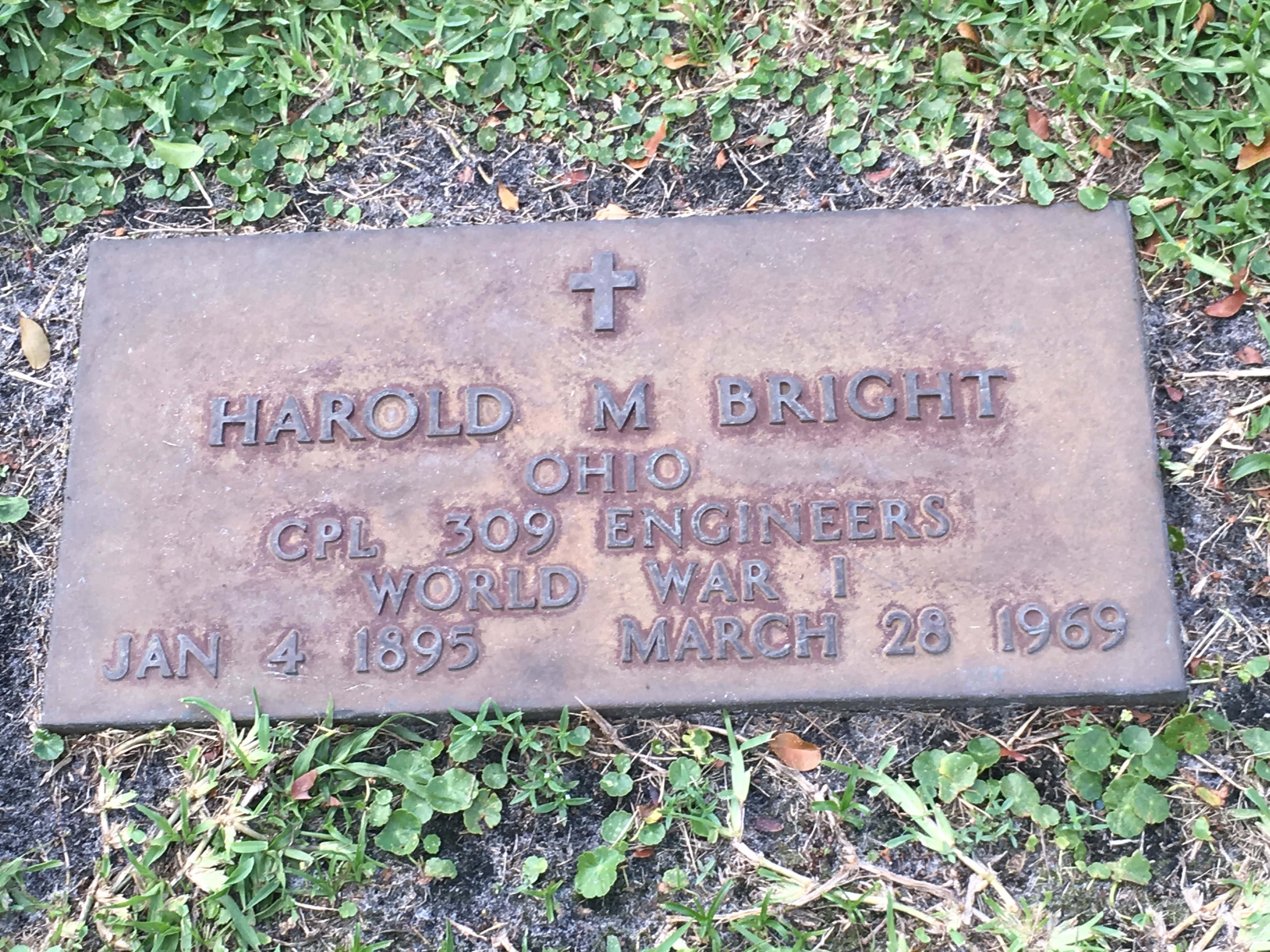 Harold M Bright