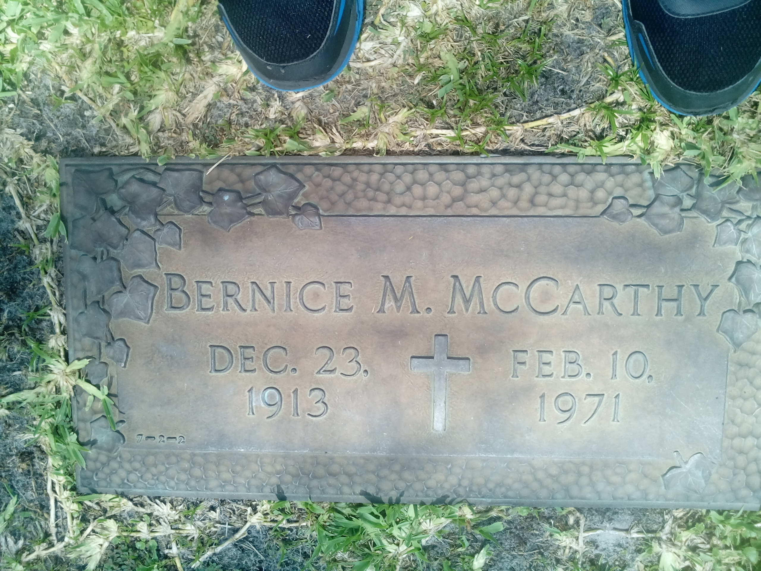Bernice M McCarthy