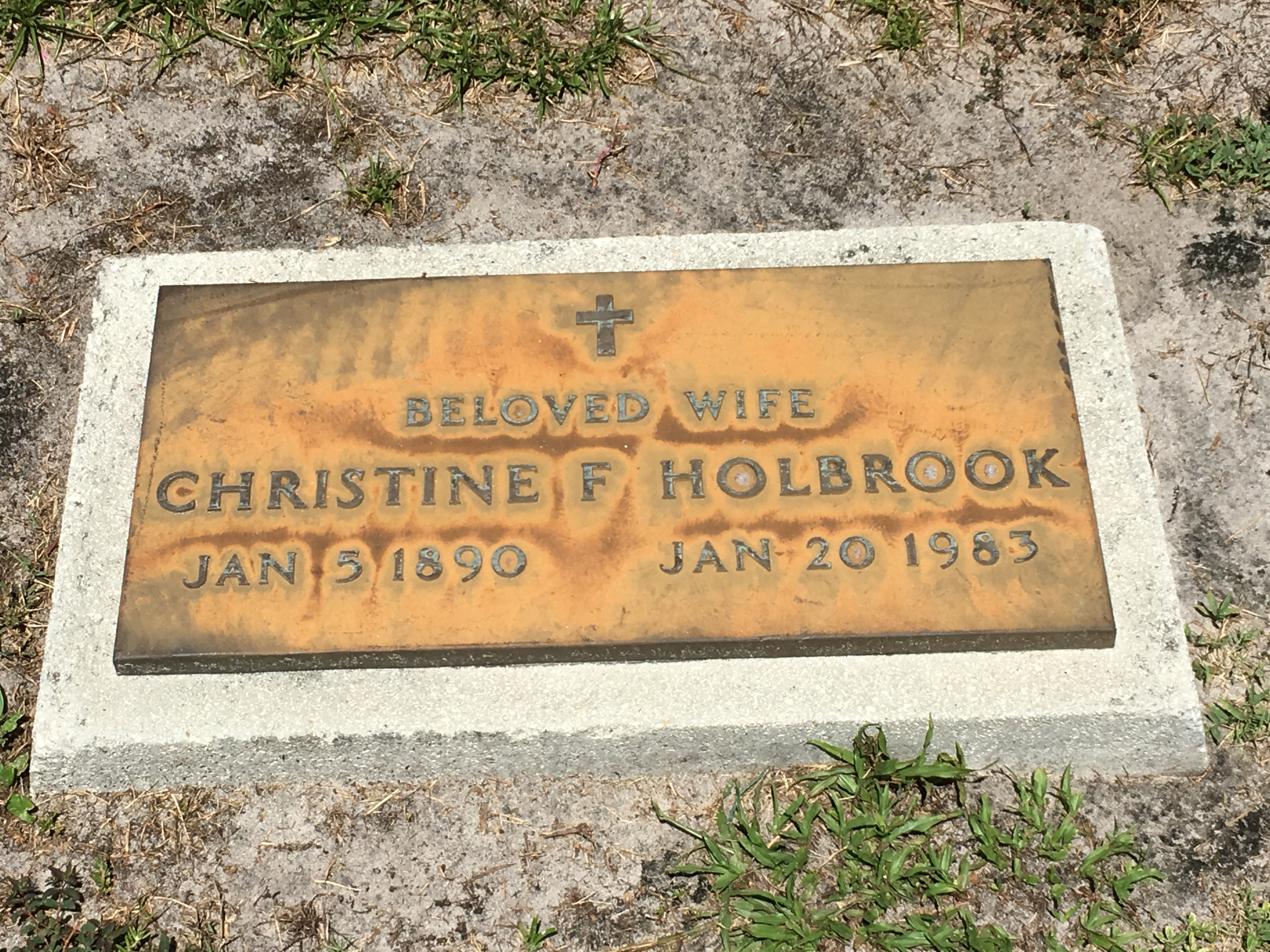 Christine F Holbrook