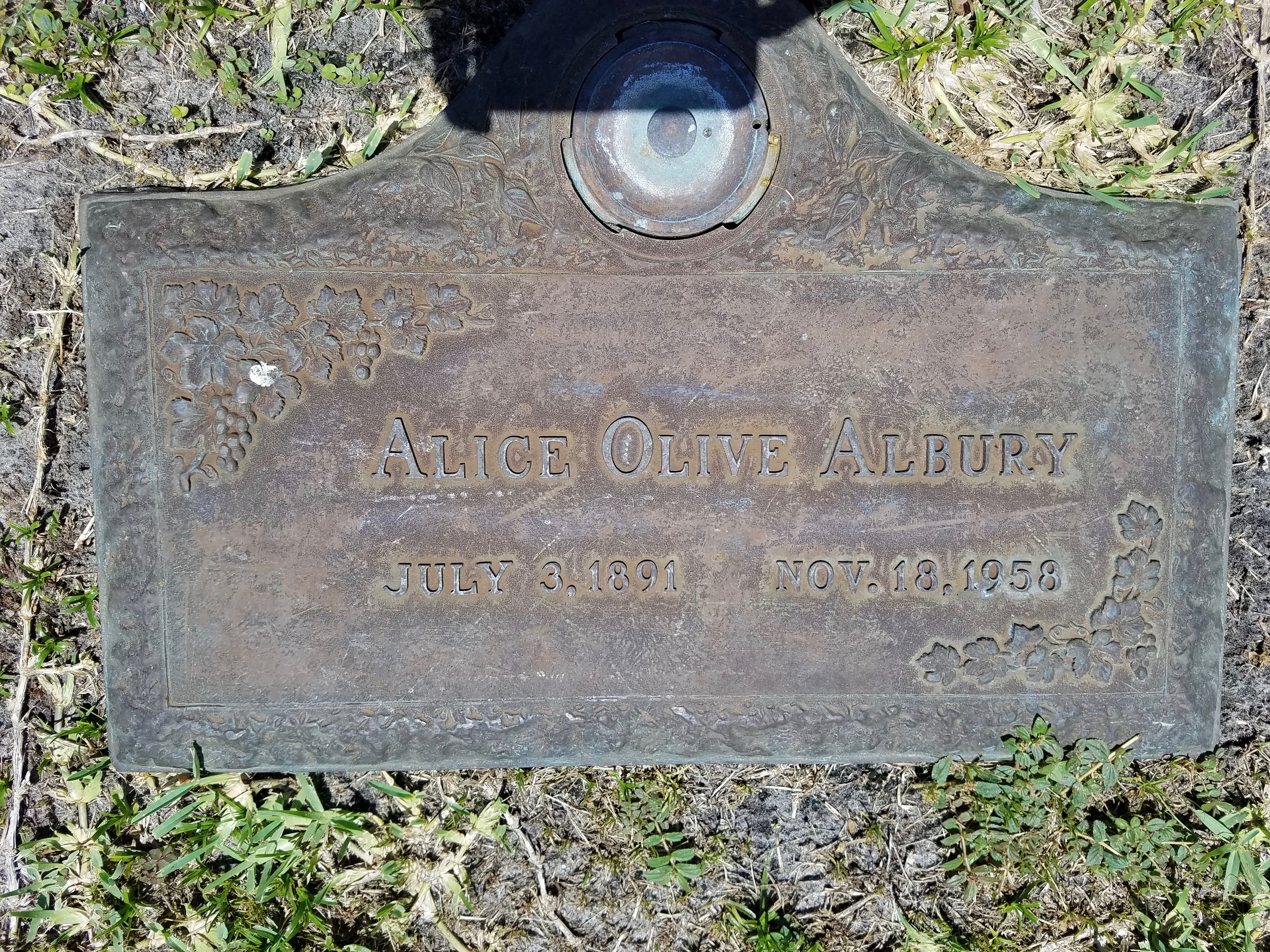 Alice Olive Albury