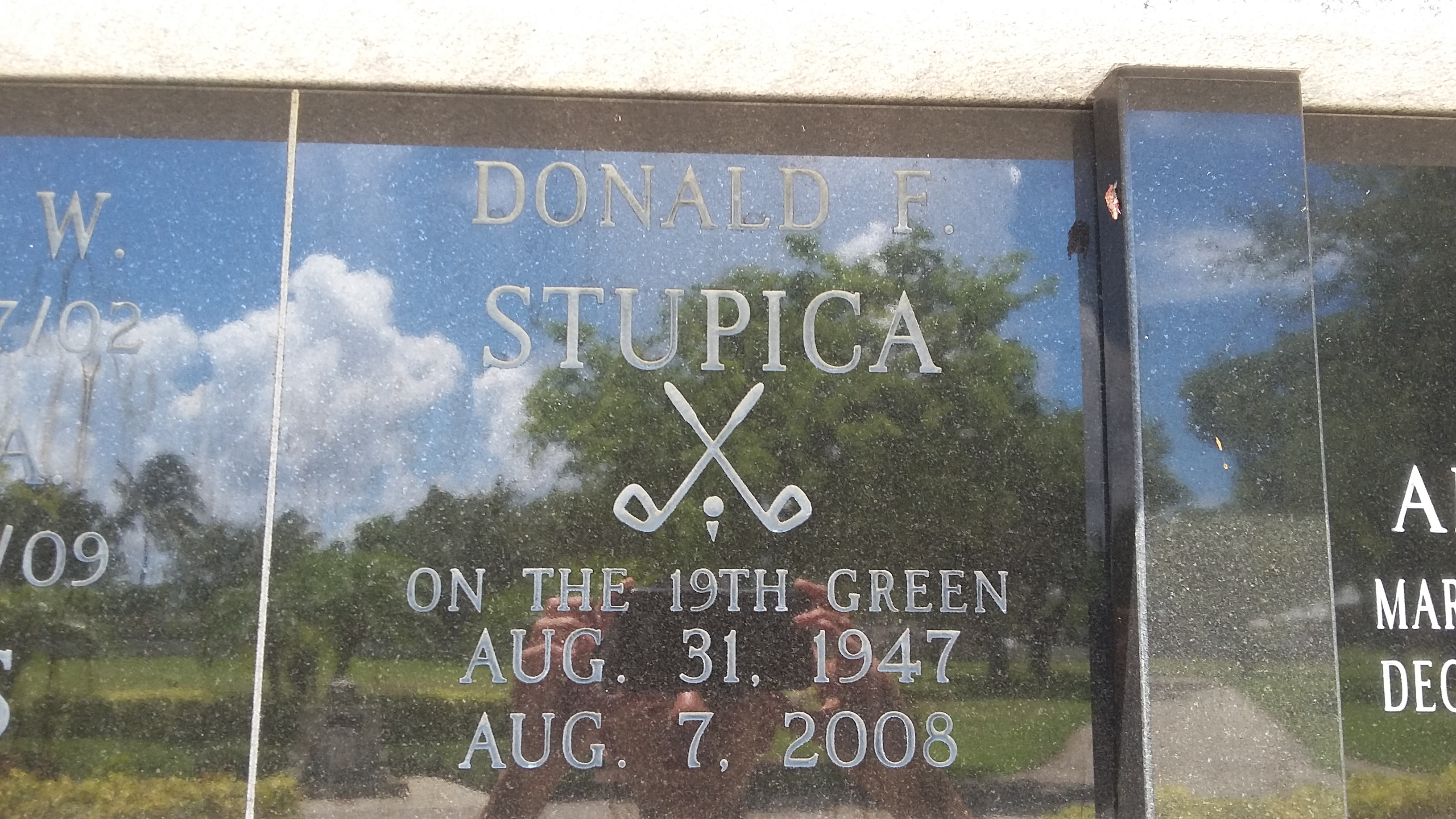 Donald F Stupica