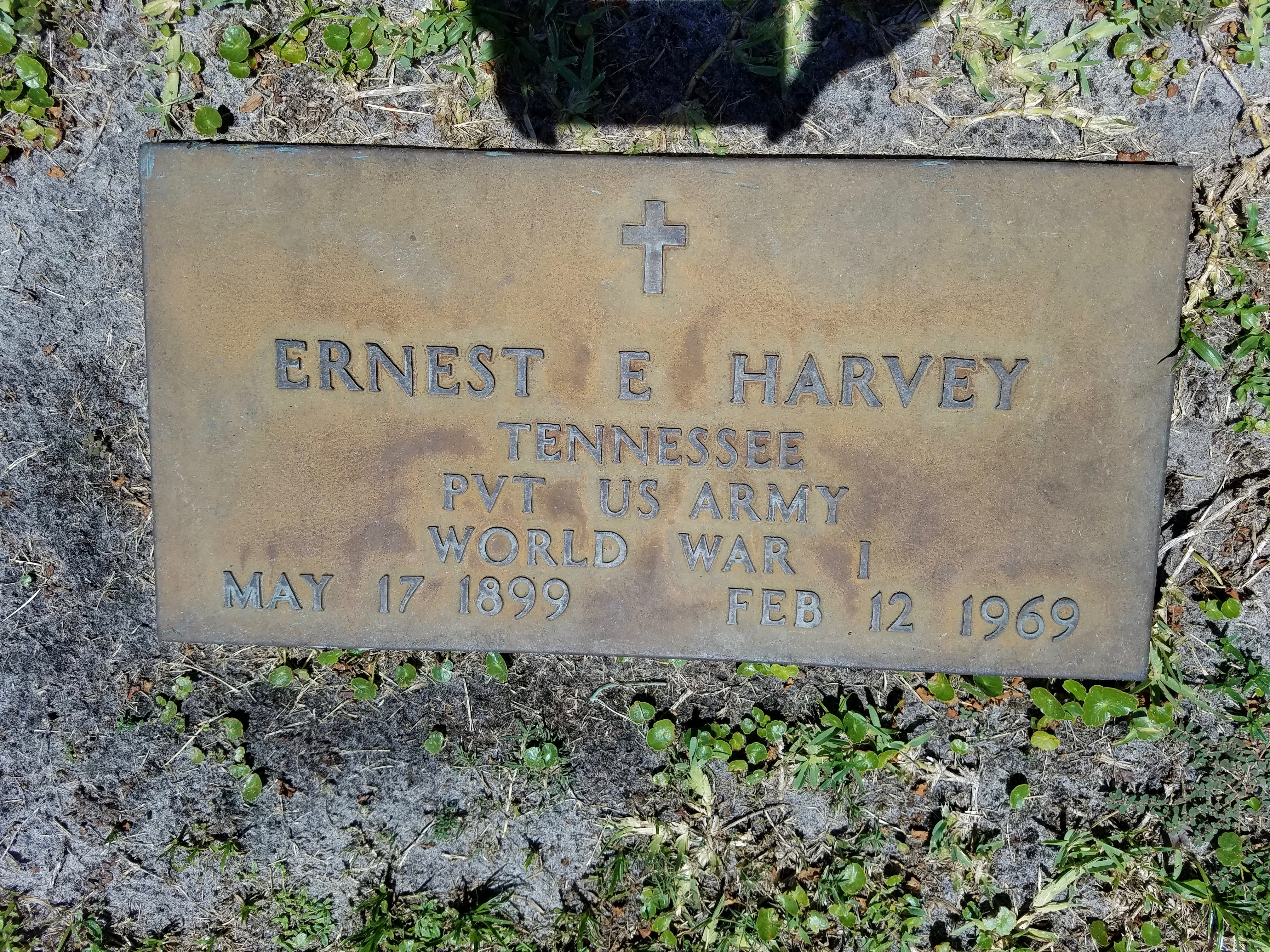 Ernest E Harvey