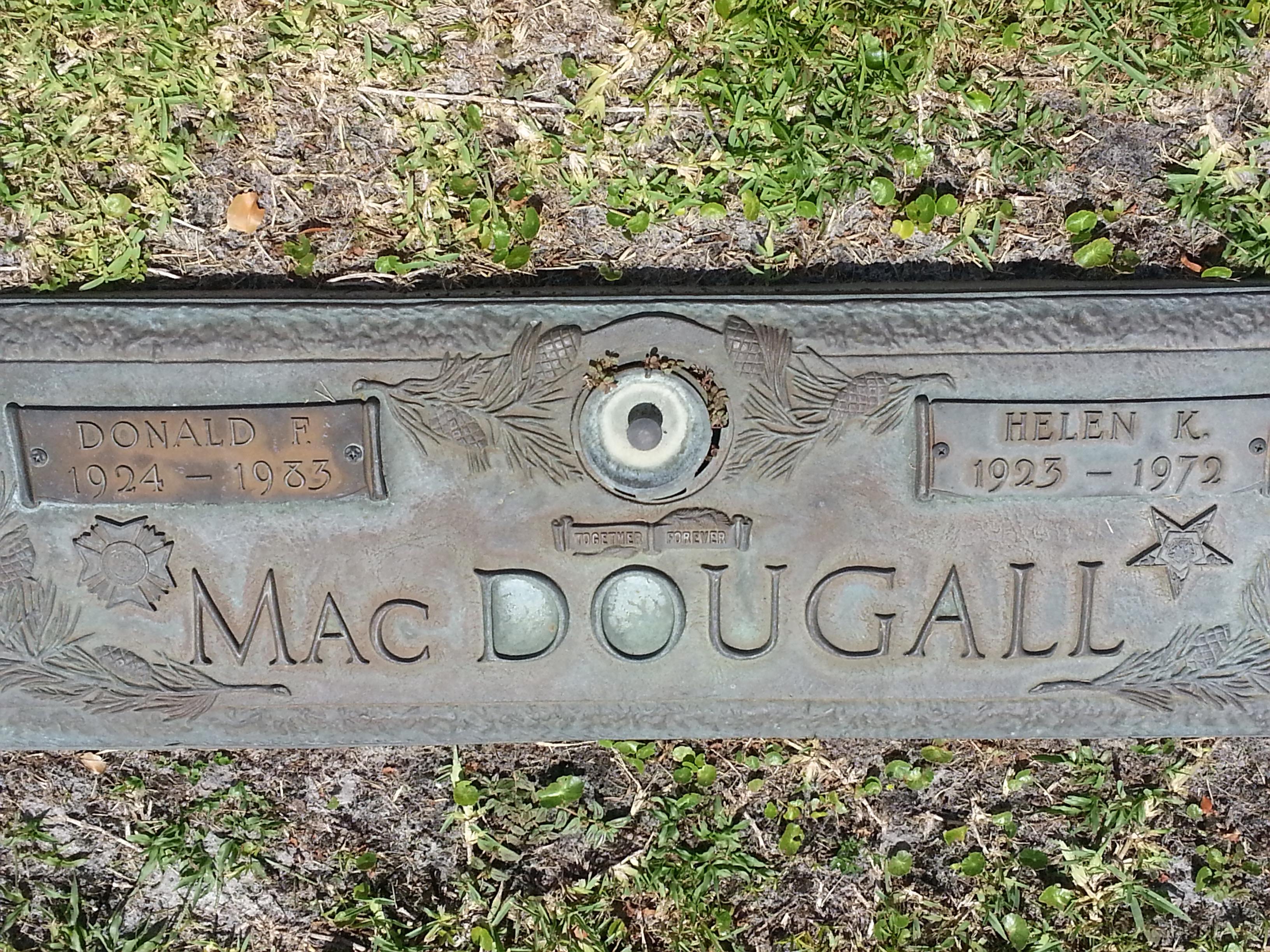 Donald F MacDougall