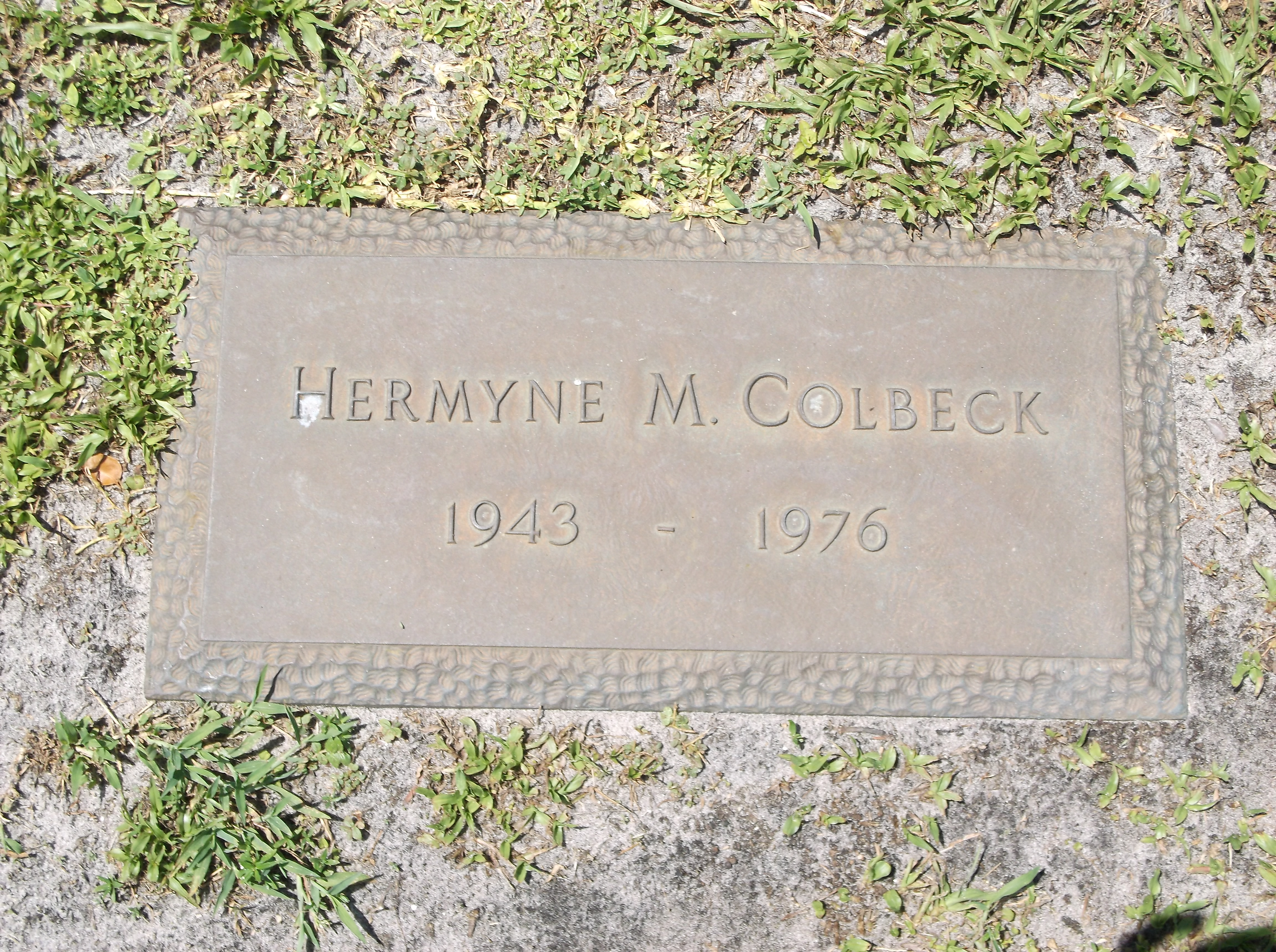 Hermyne M Colbeck