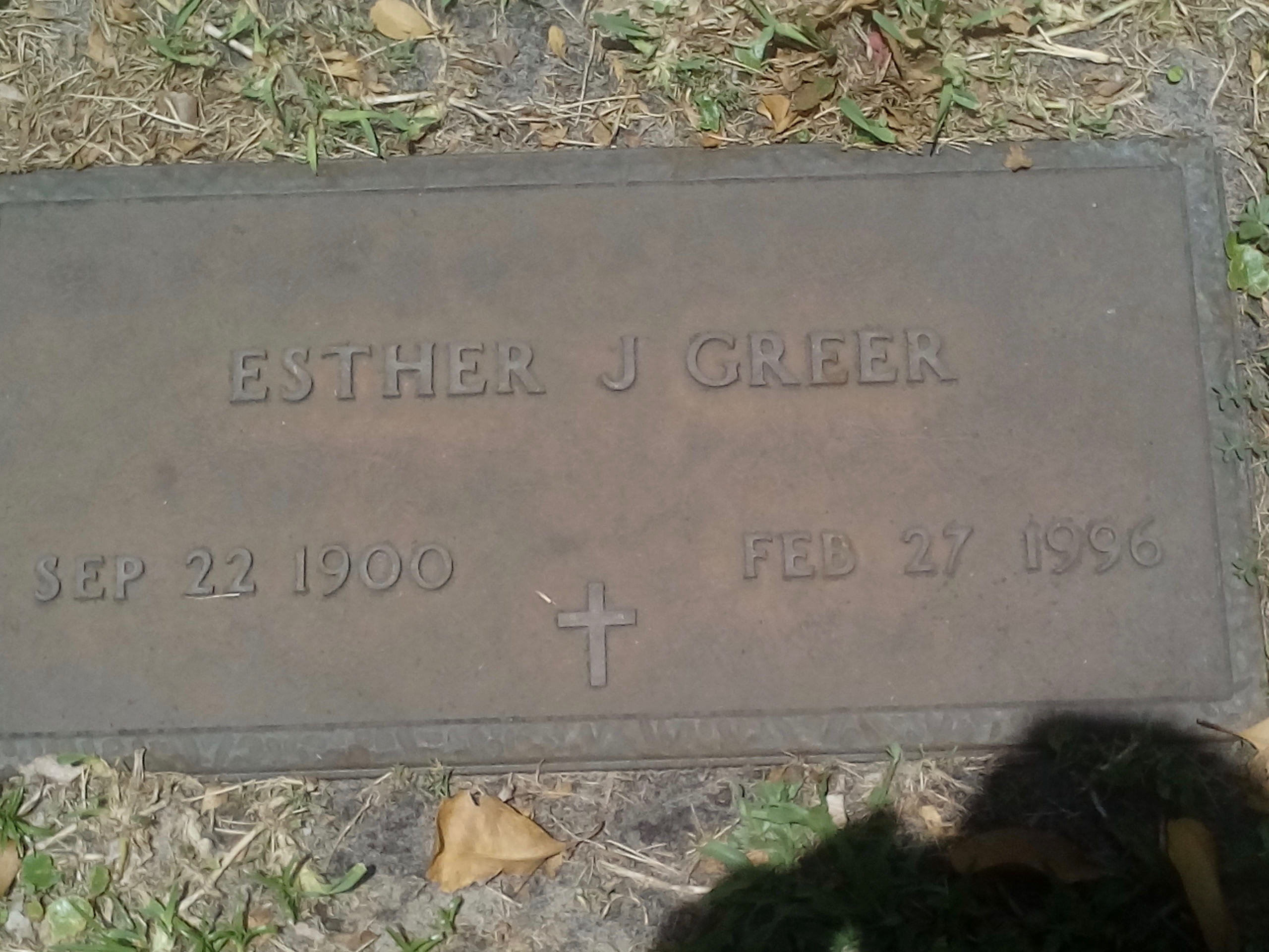 Esther J Greer