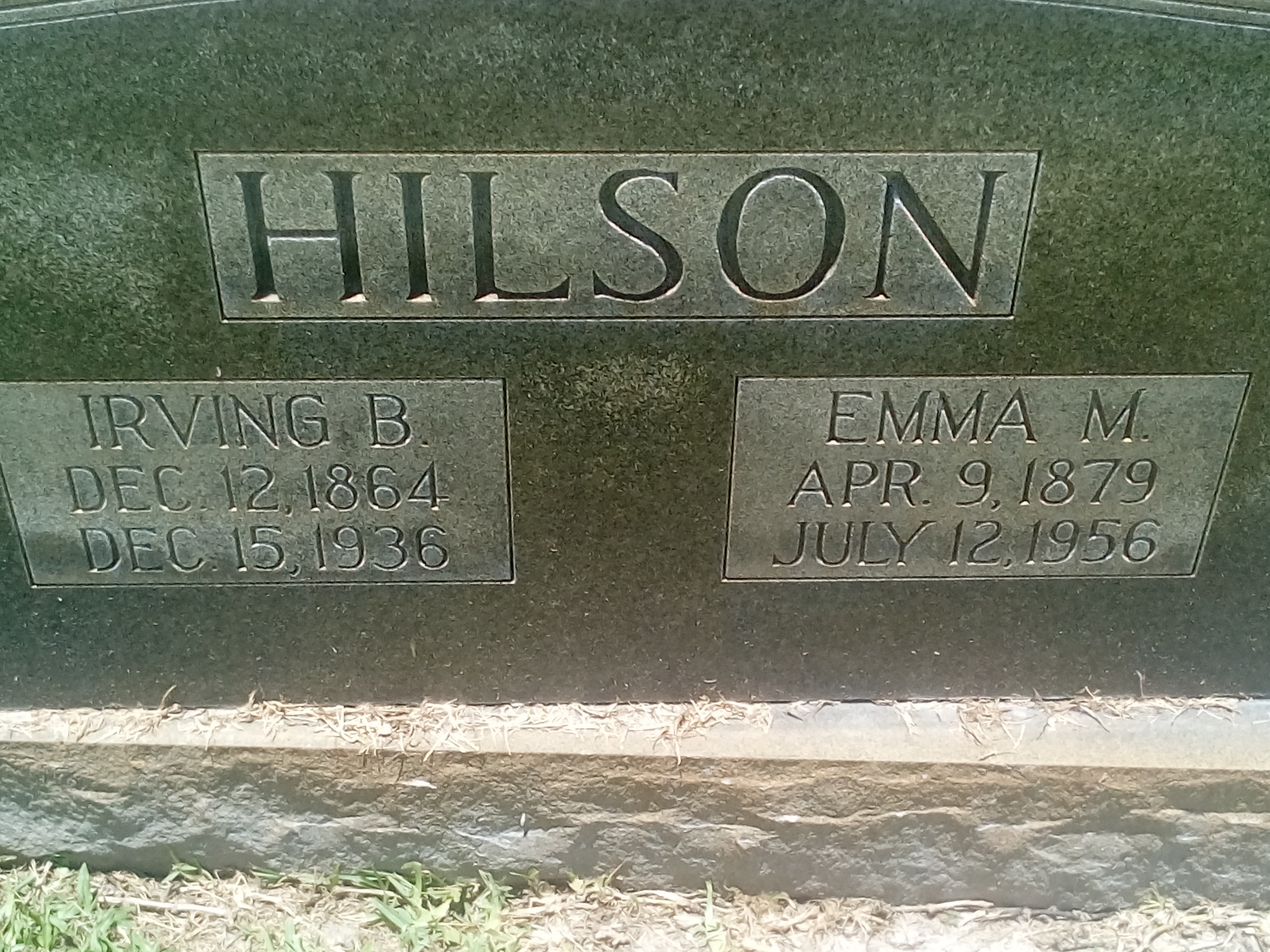 Irving B Hilson