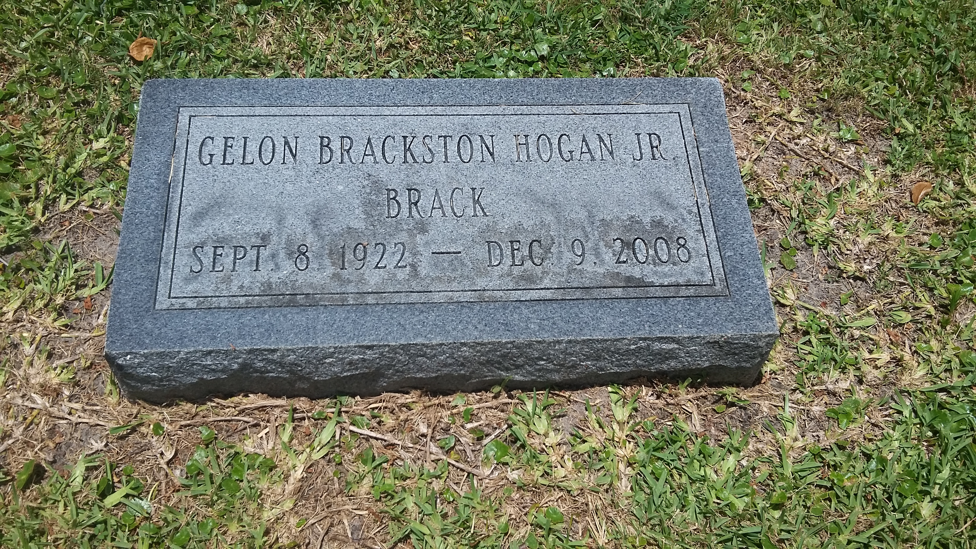 Gelon Brackston "Brack" Hogan, Jr