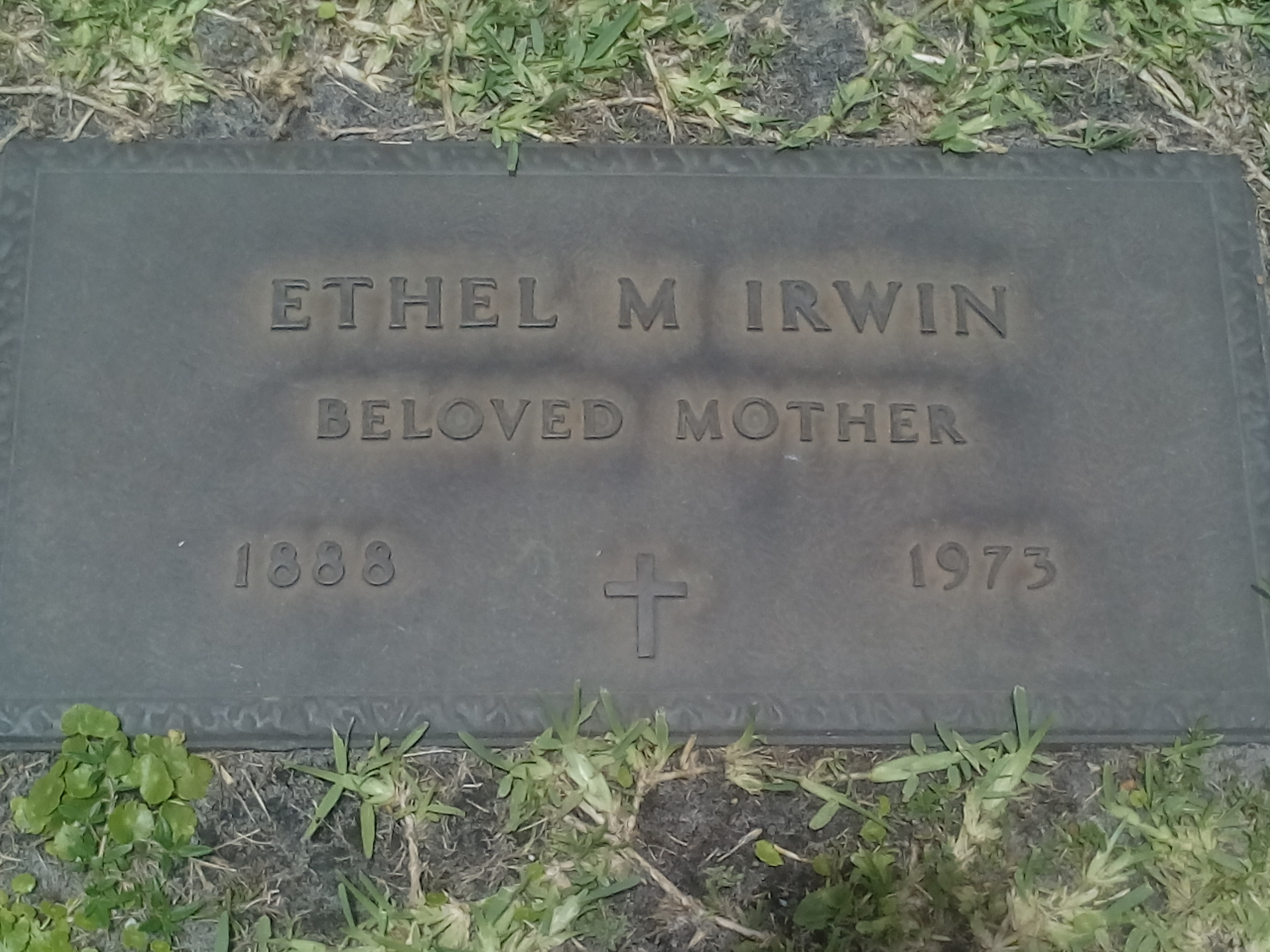 Ethel M Irwin