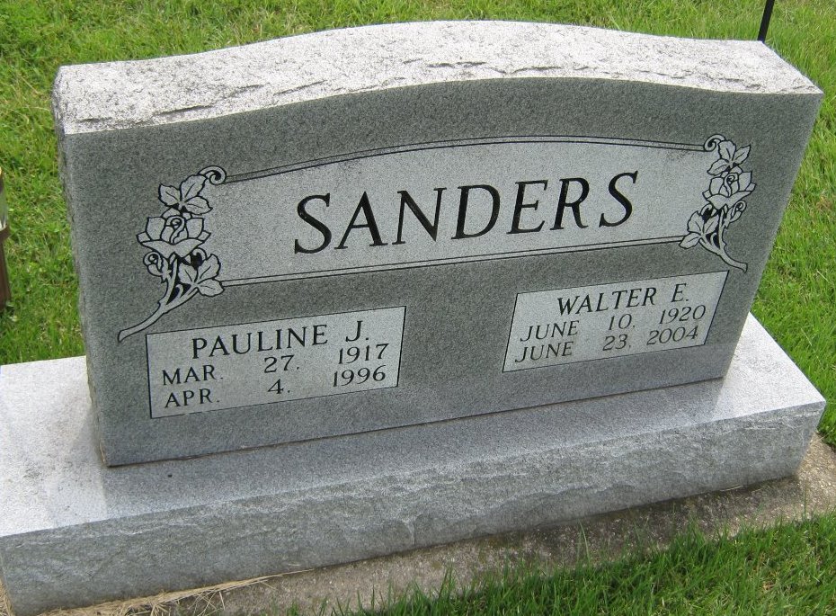 Walter E Sanders
