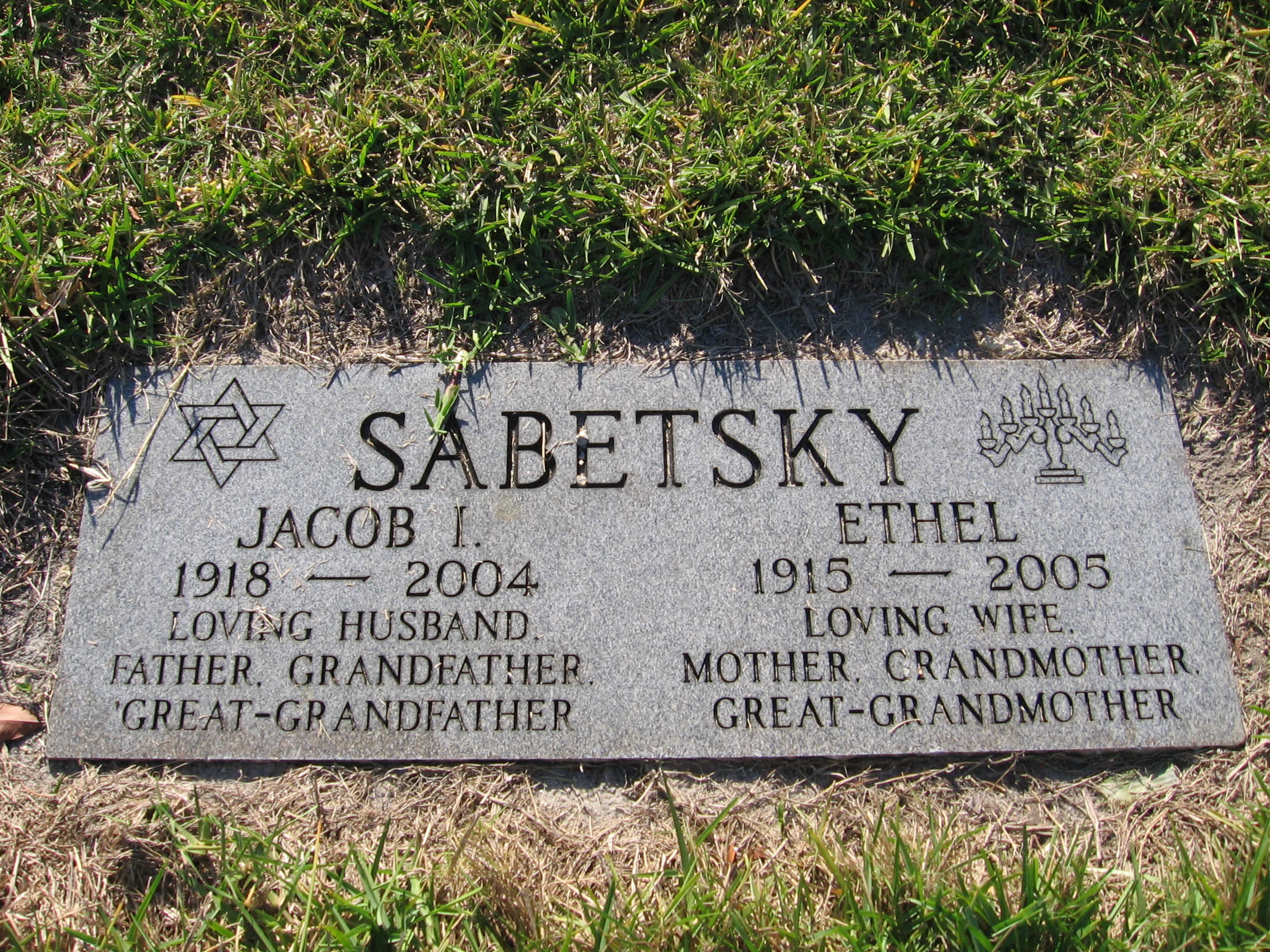 Jacob I Sabetsky