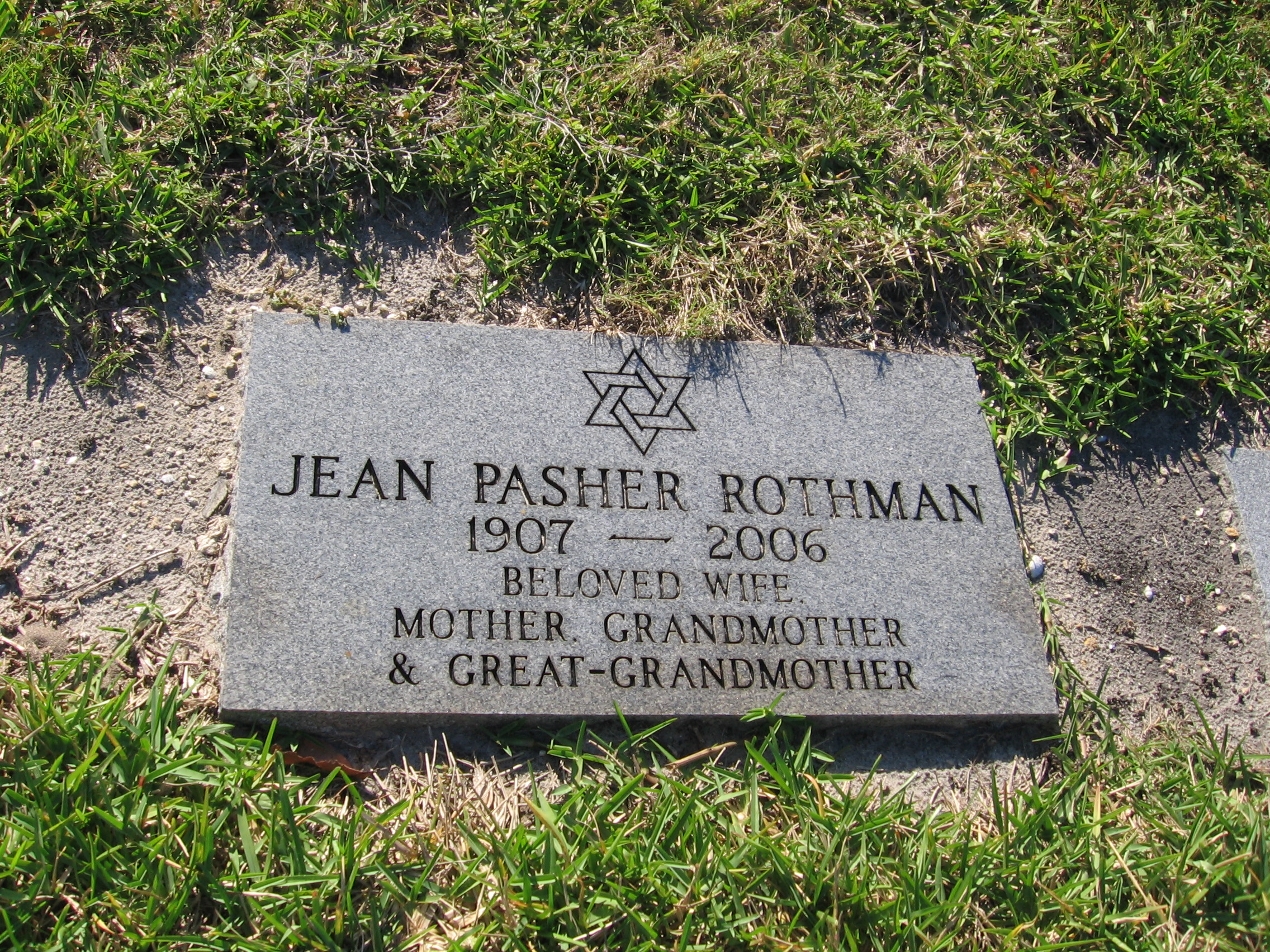 Jean Pasher Rothman