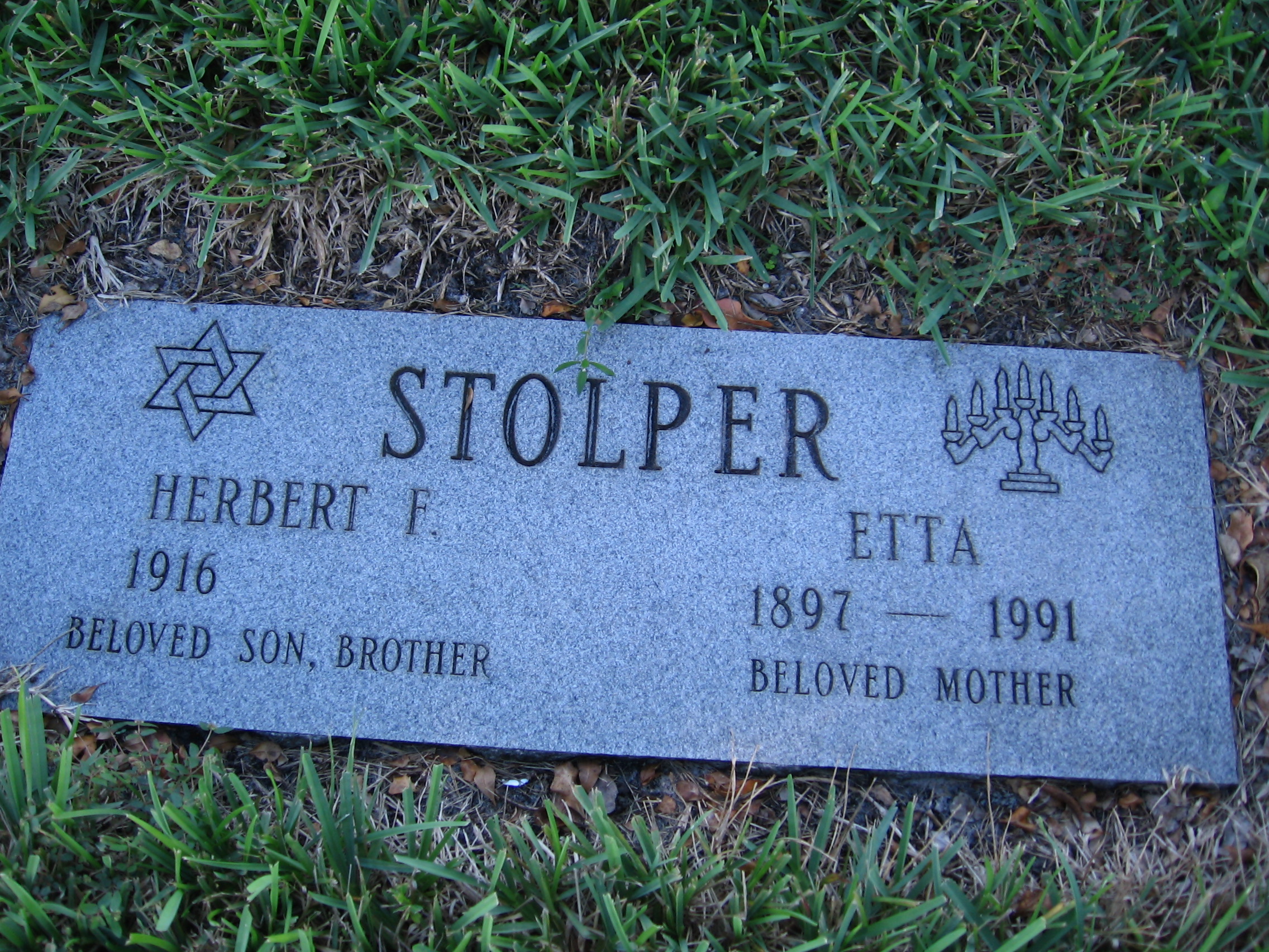 Herbert F Stolper