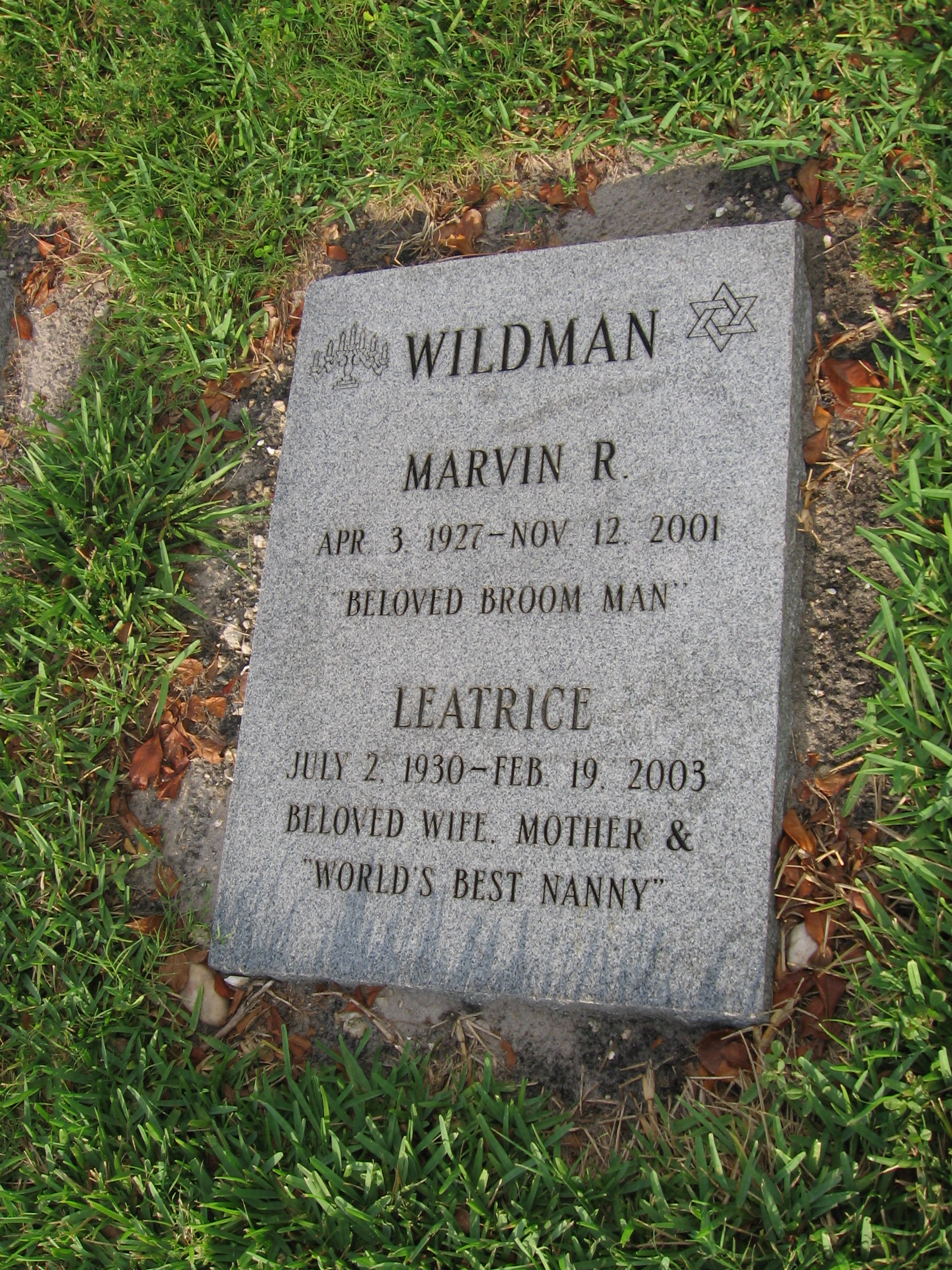 Marvin R Wildman