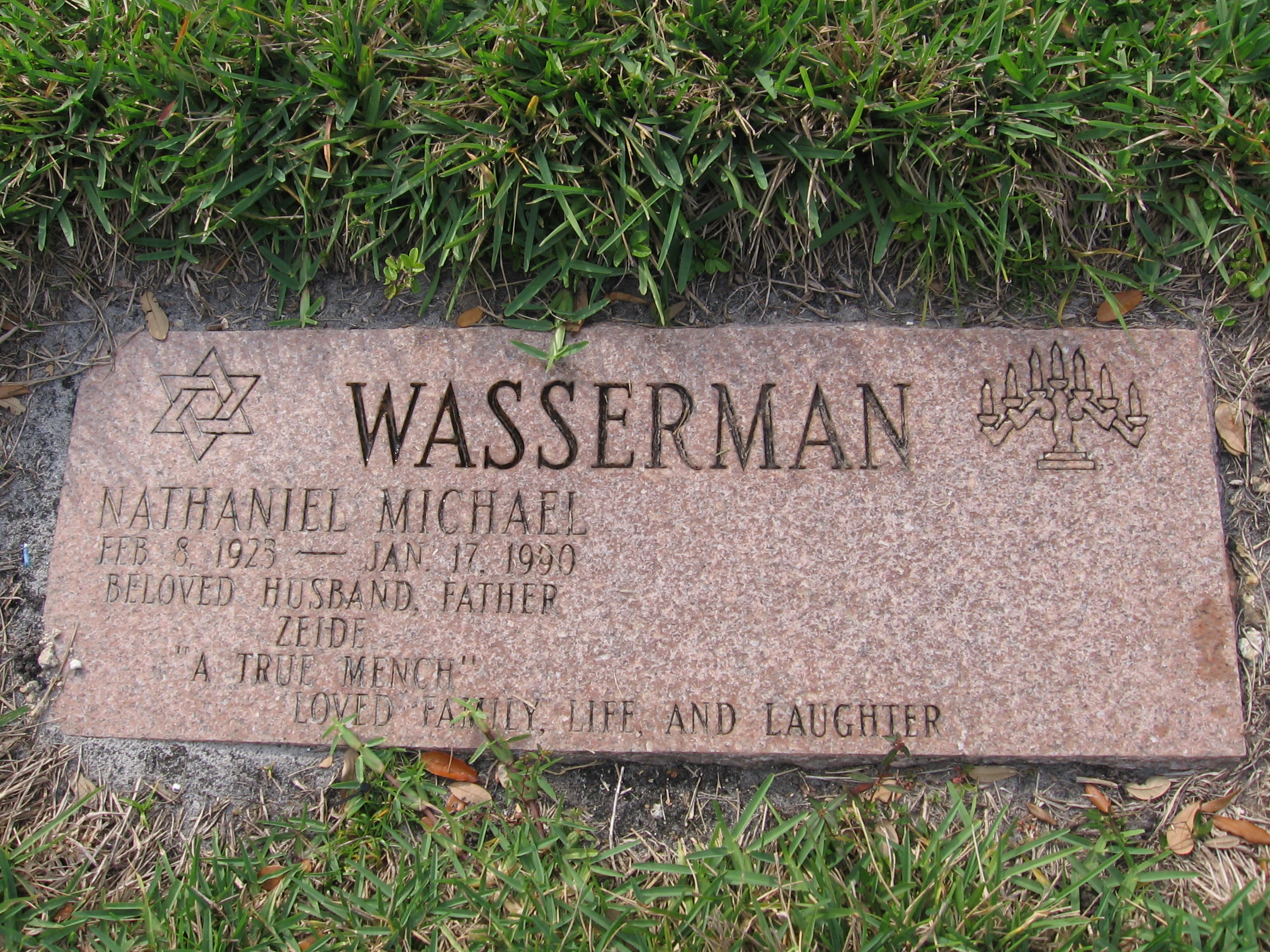 Nathaniel Michael Wasserman