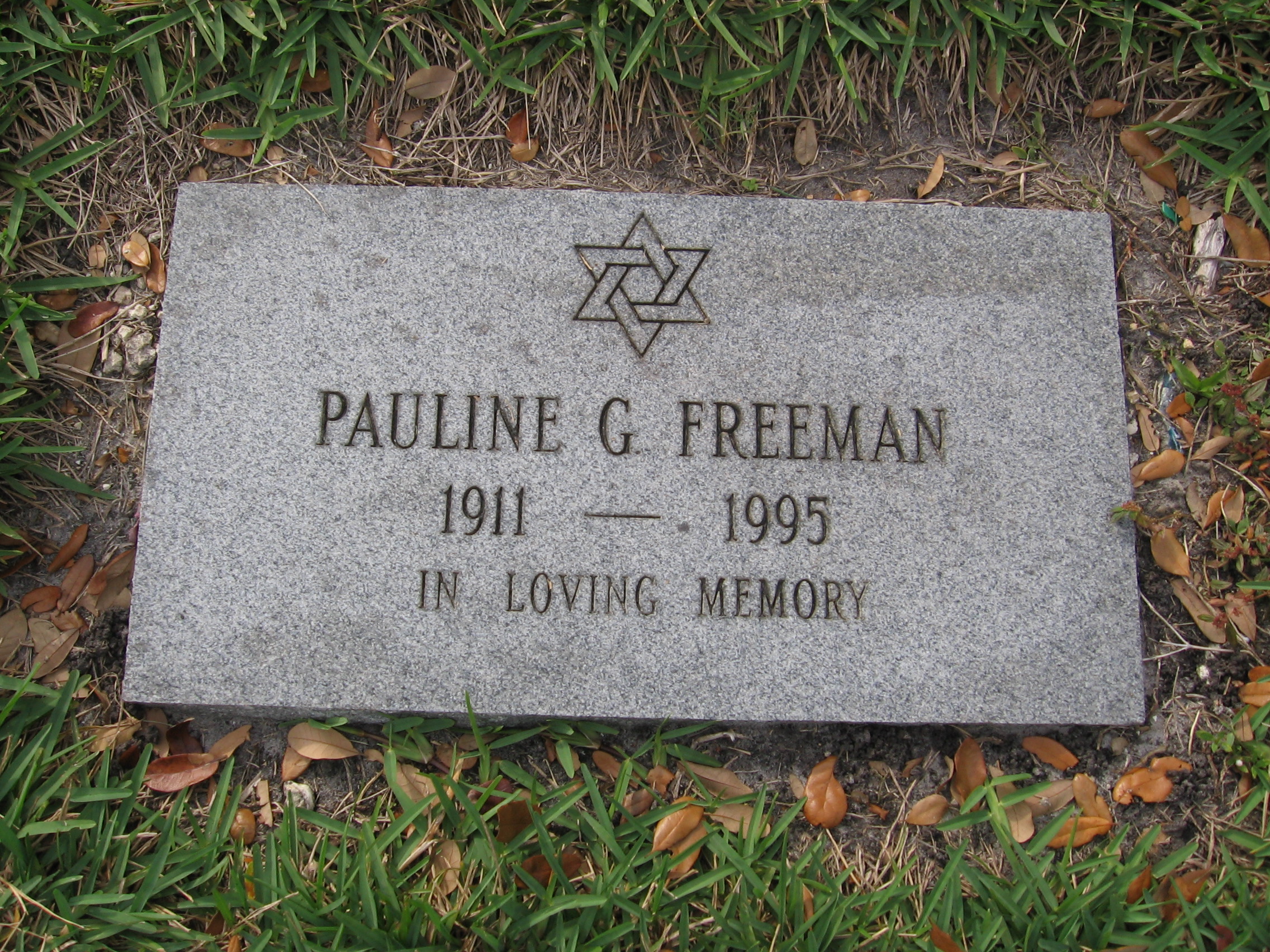 Pauline G Freeman