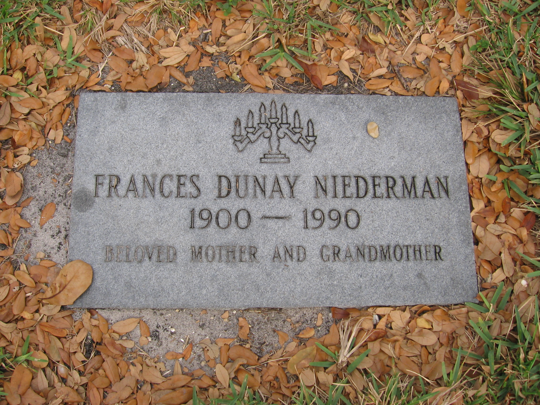 Frances Dunay Niederman