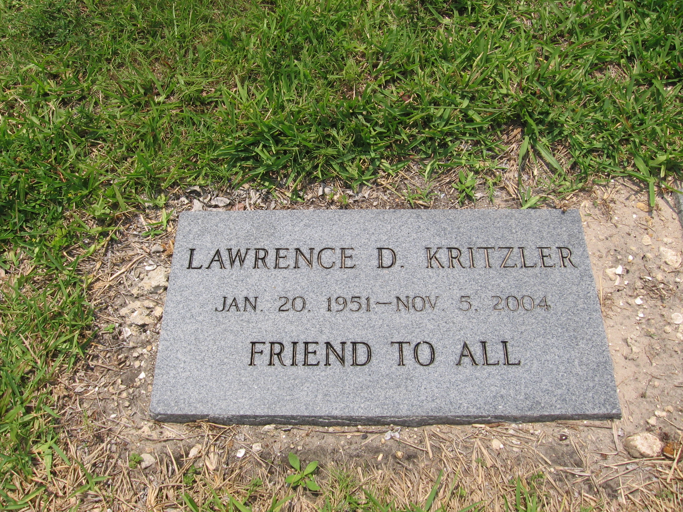 Lawrence D Kritzler