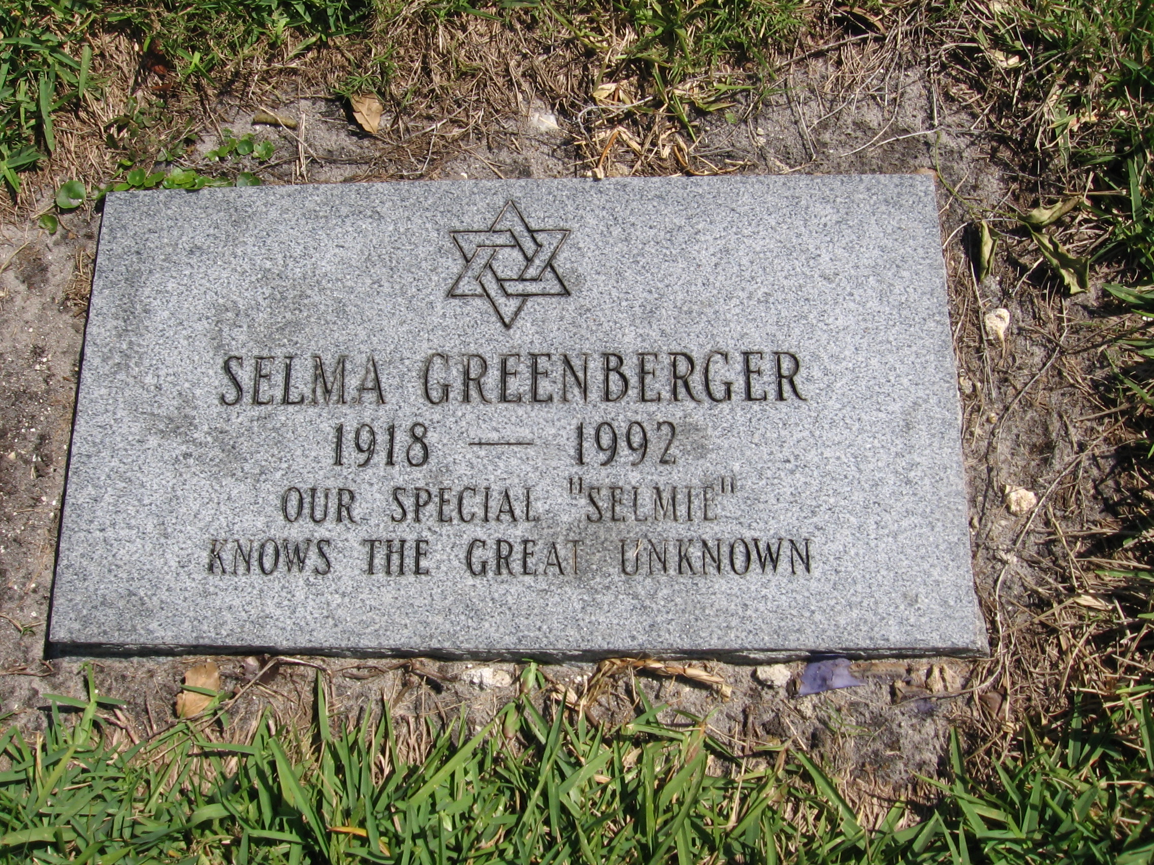 Selma "Selmie" Greenberger