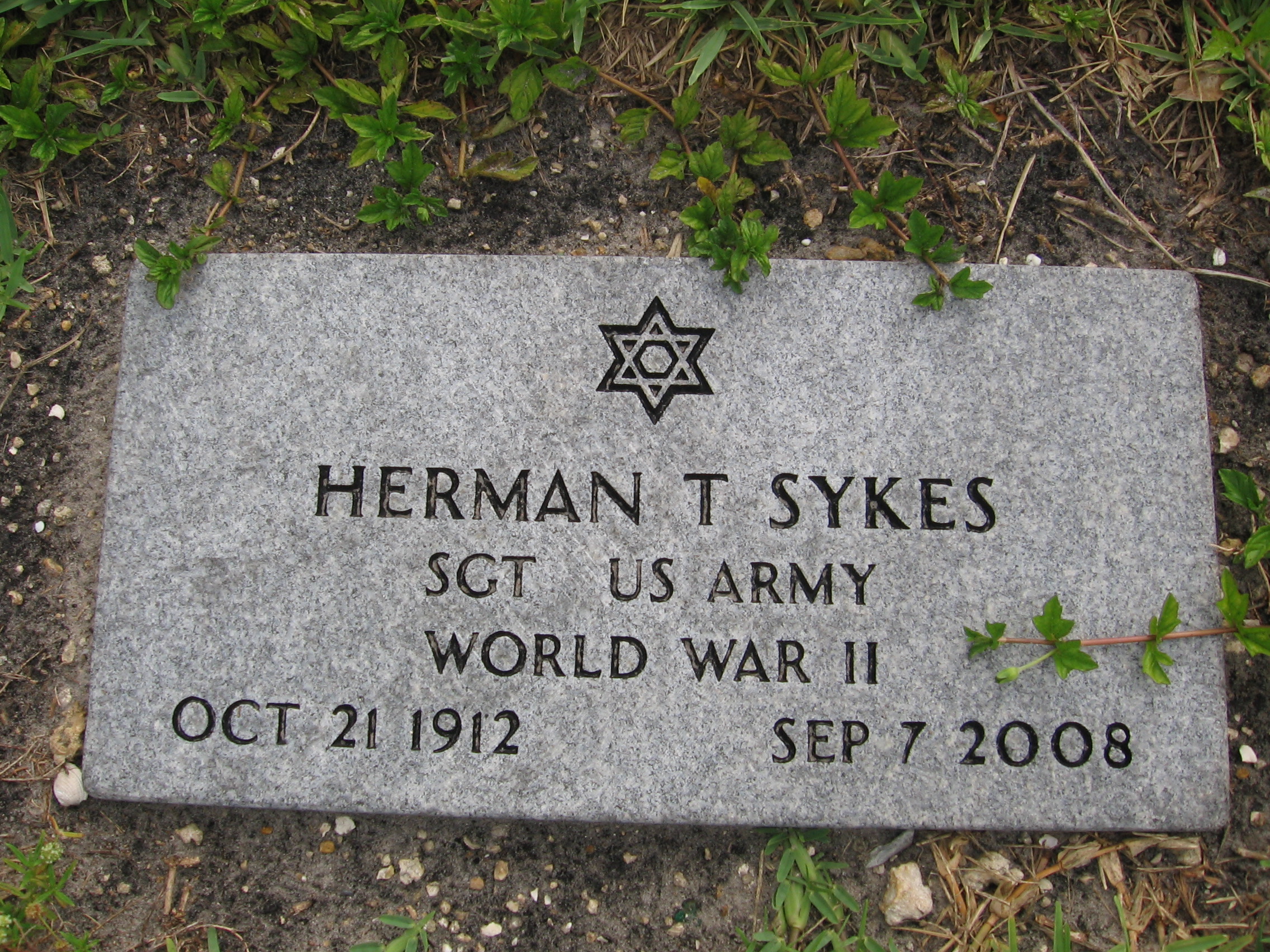 Sgt Herman T Sykes