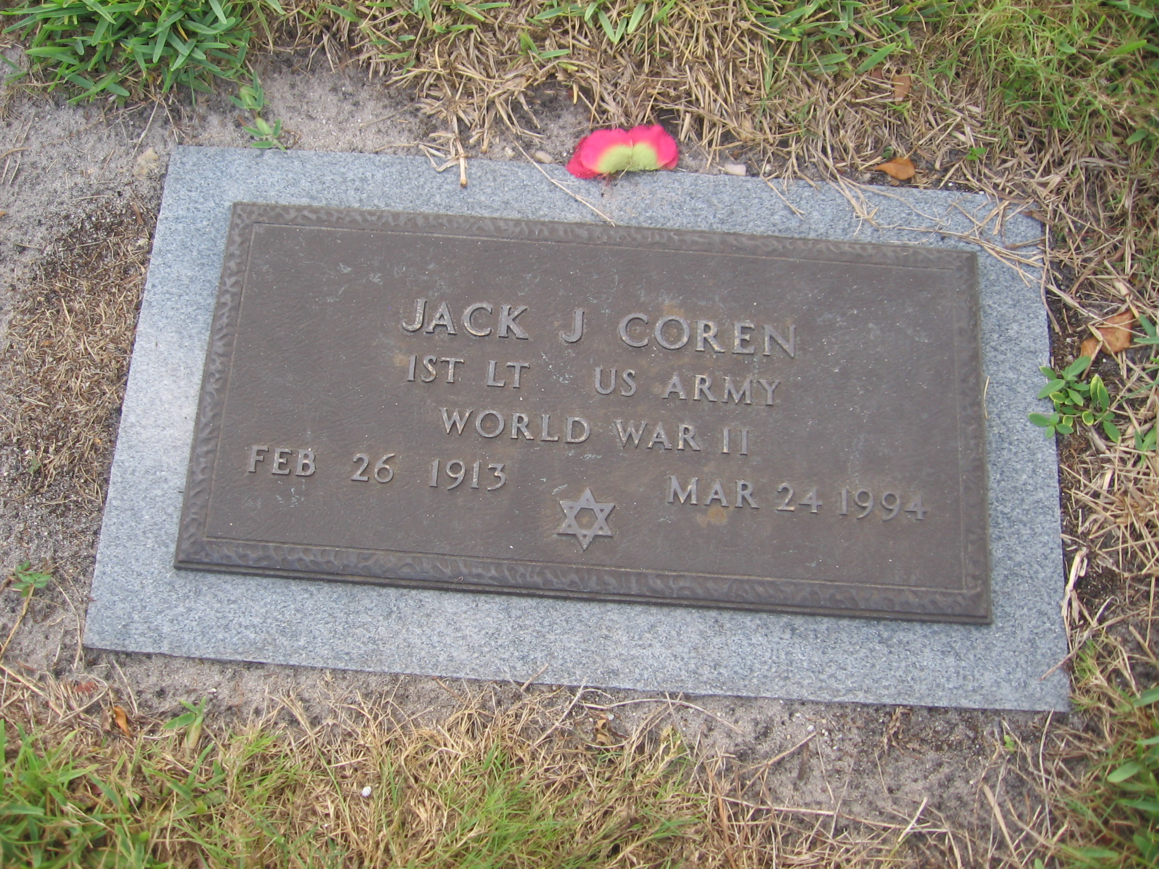 Lieut Jack J Coren