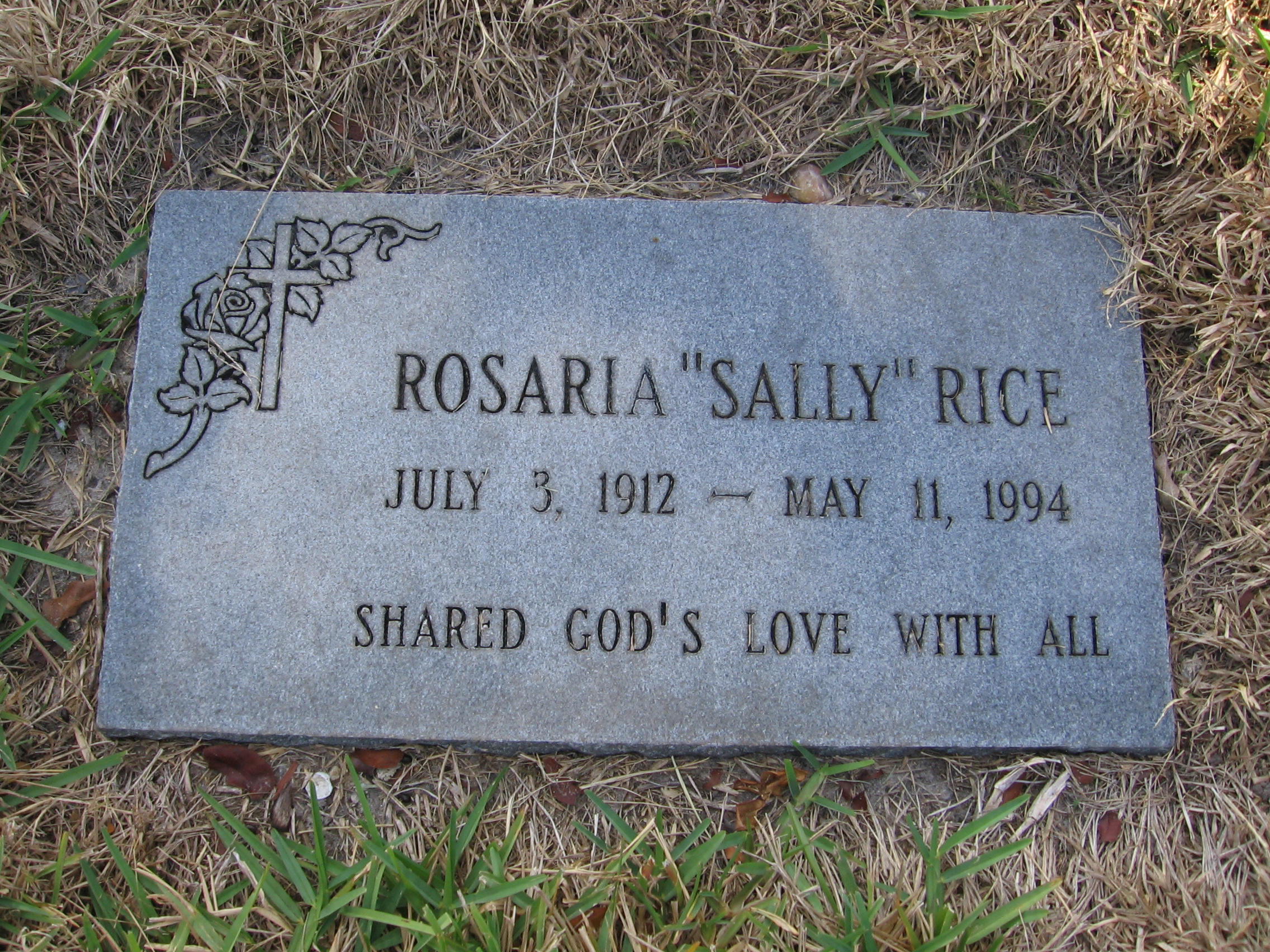Rosaria "Sally" Rice