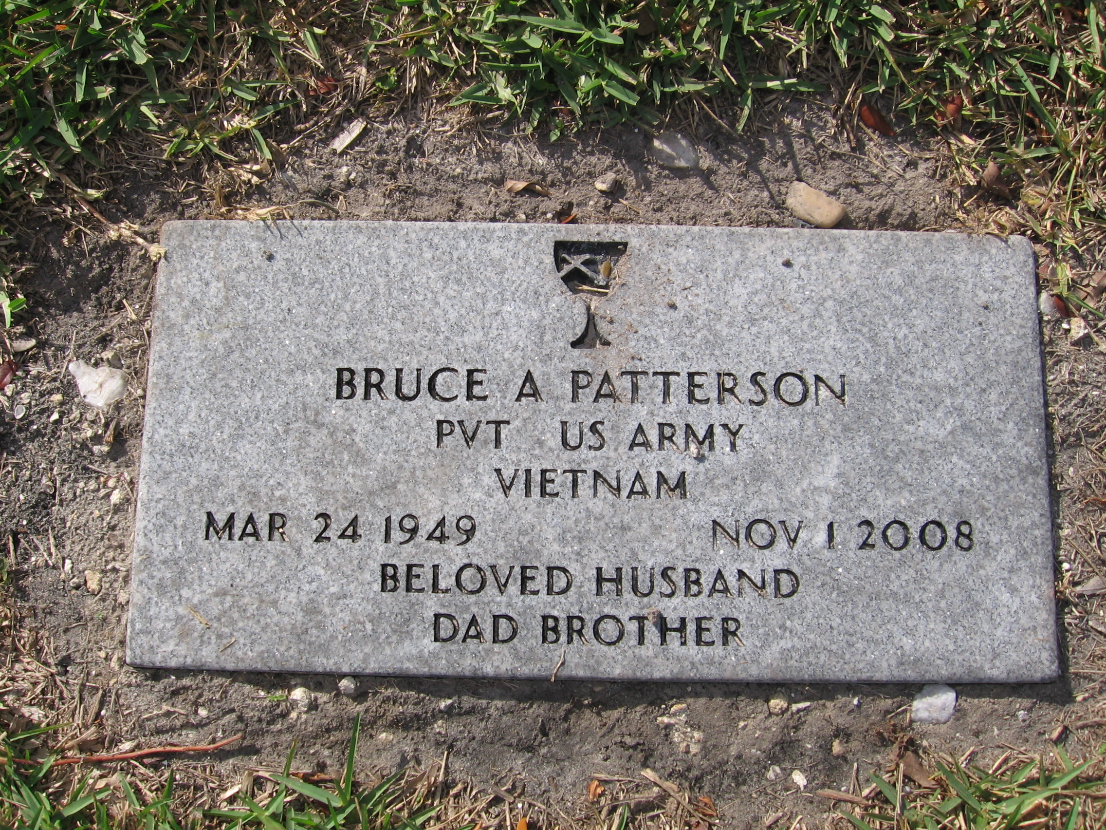 Pvt Bruce A Patterson