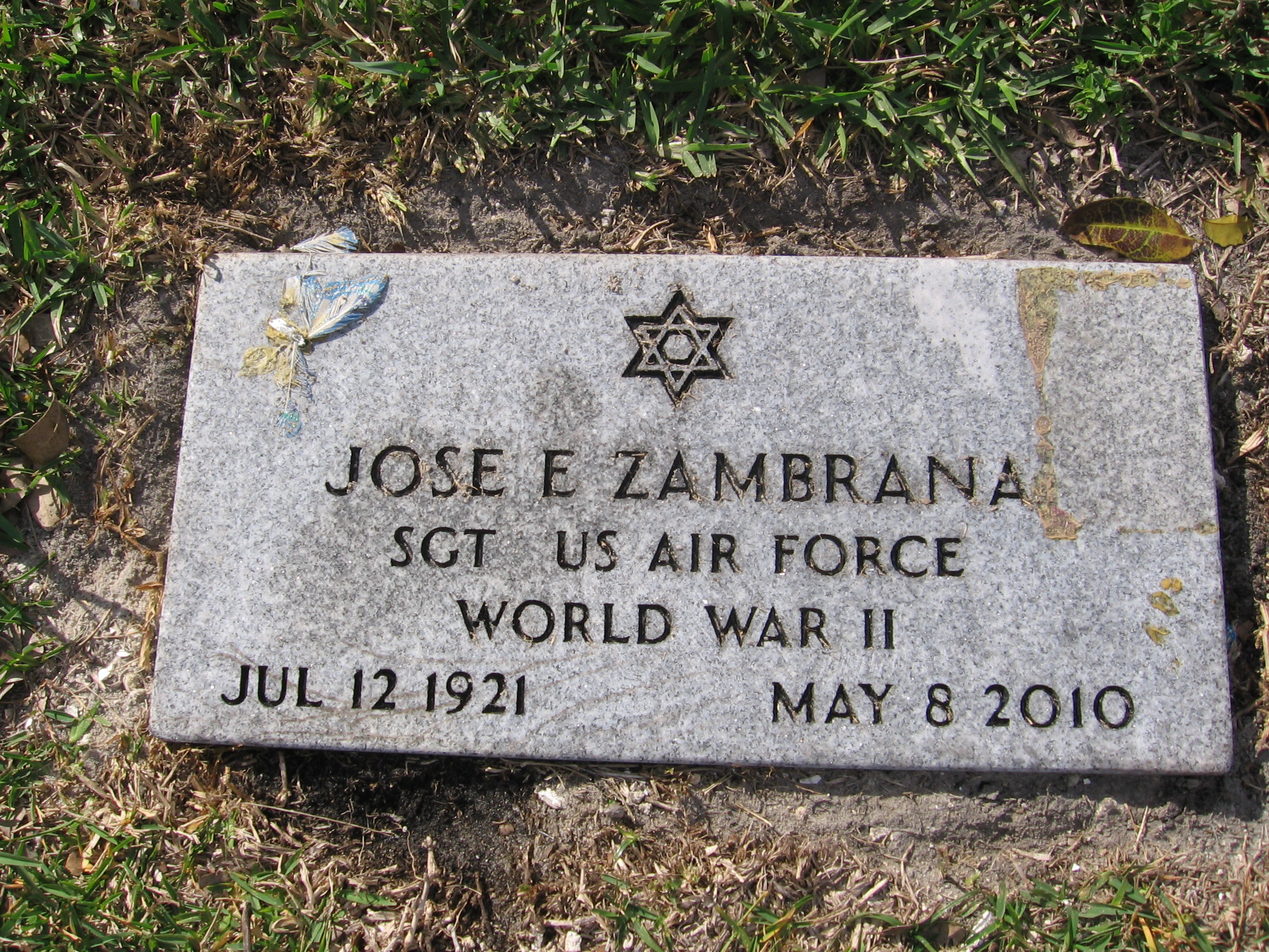 Sgt Jose E Zambrana