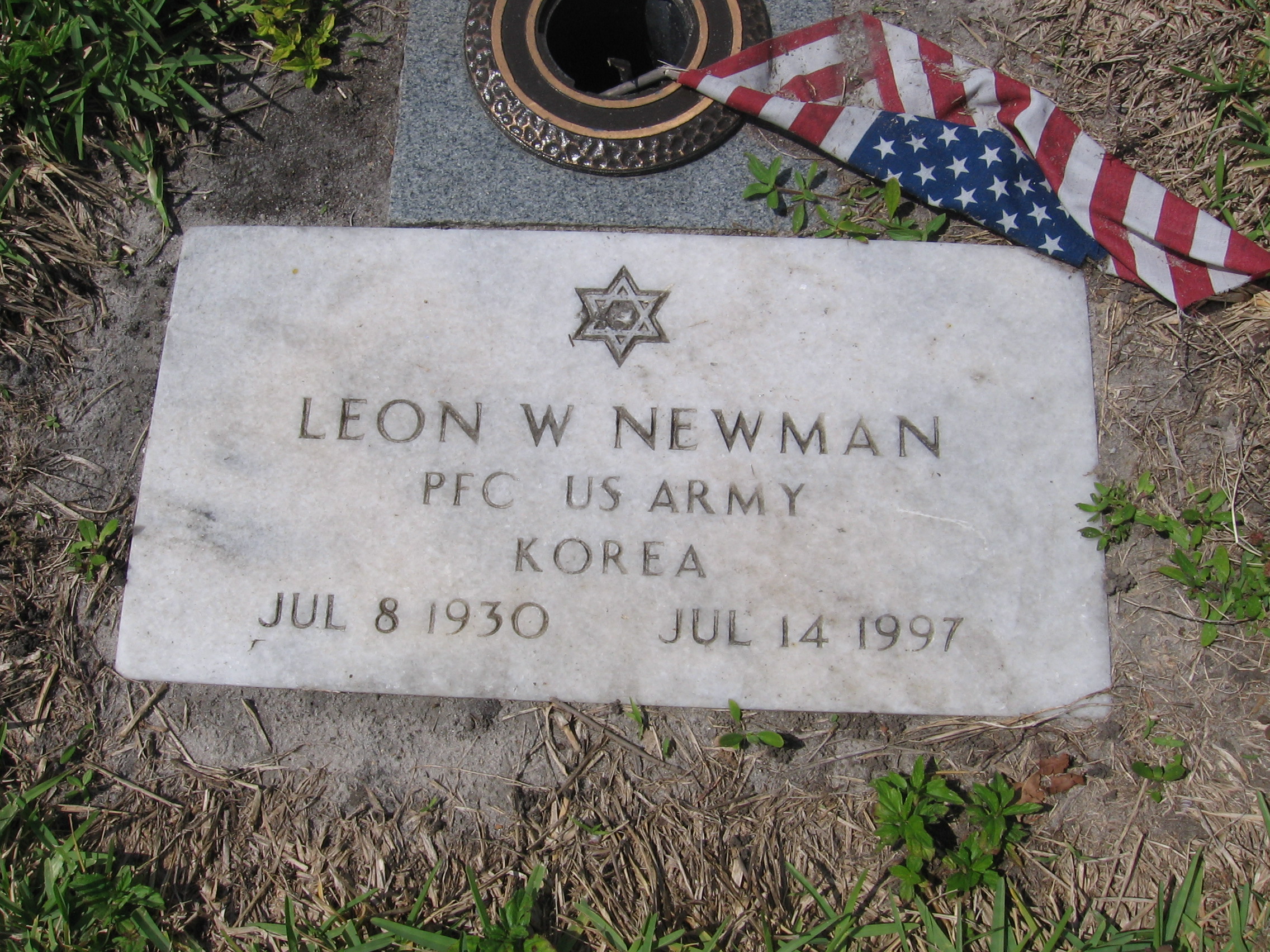PFC Leon W Newman