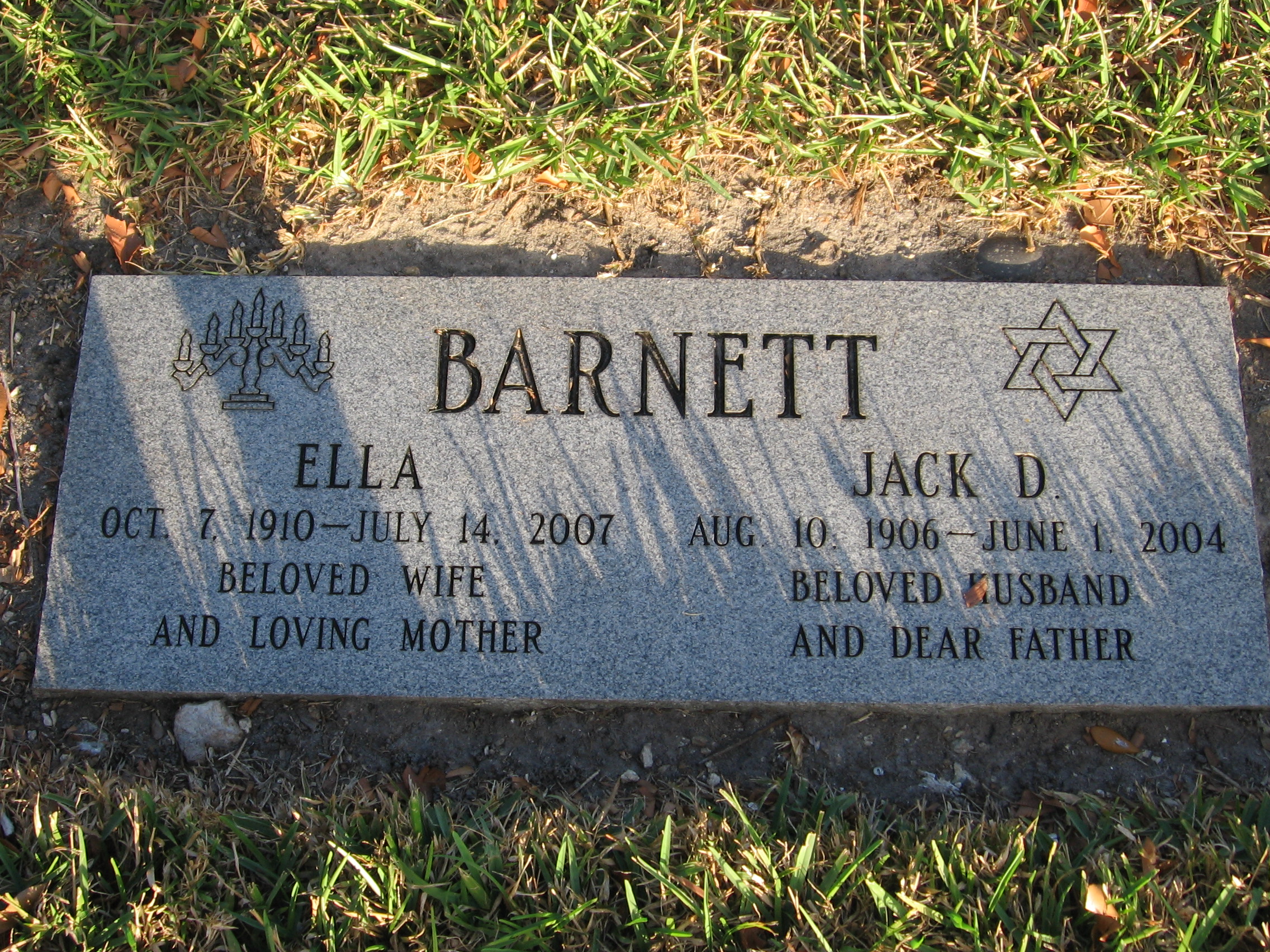 Jack D Barnett