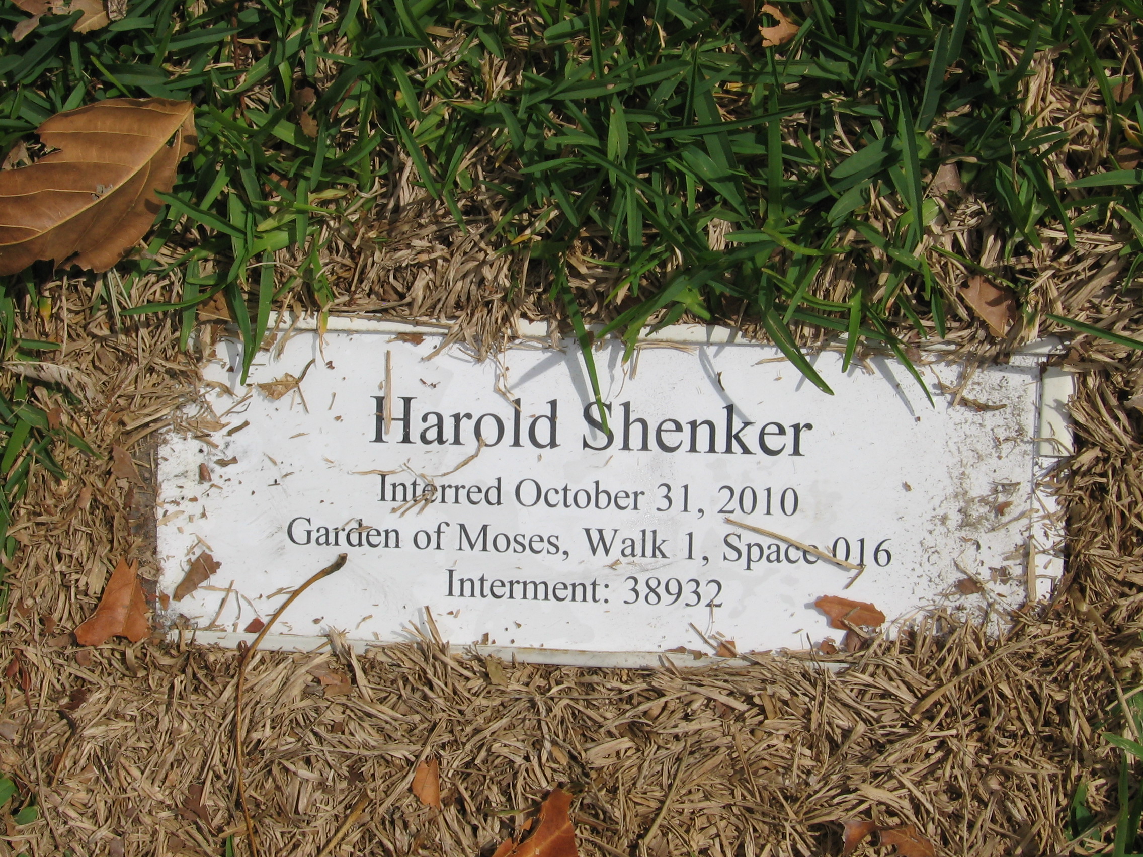 Harold Shenker