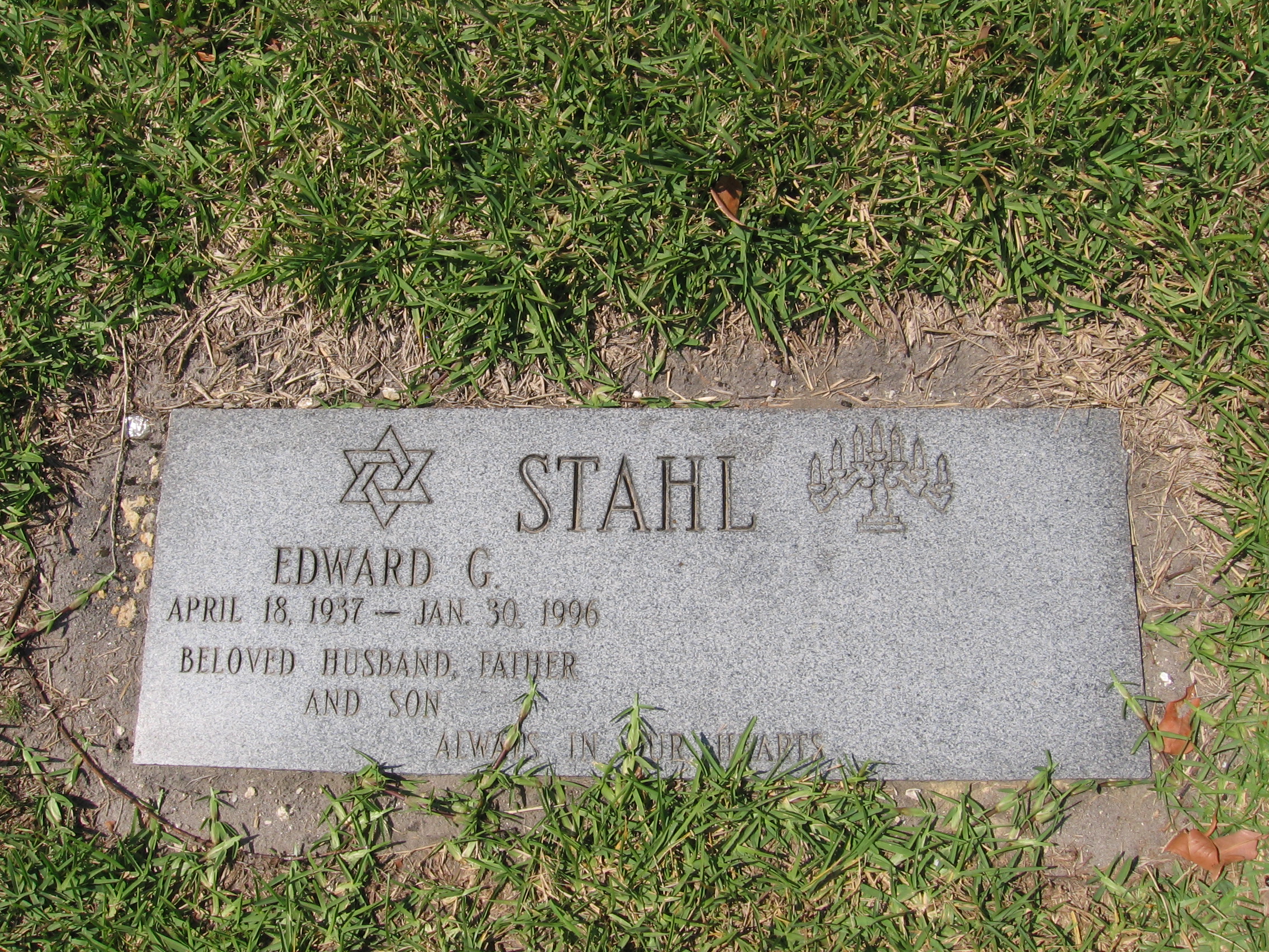 Edward G Stahl