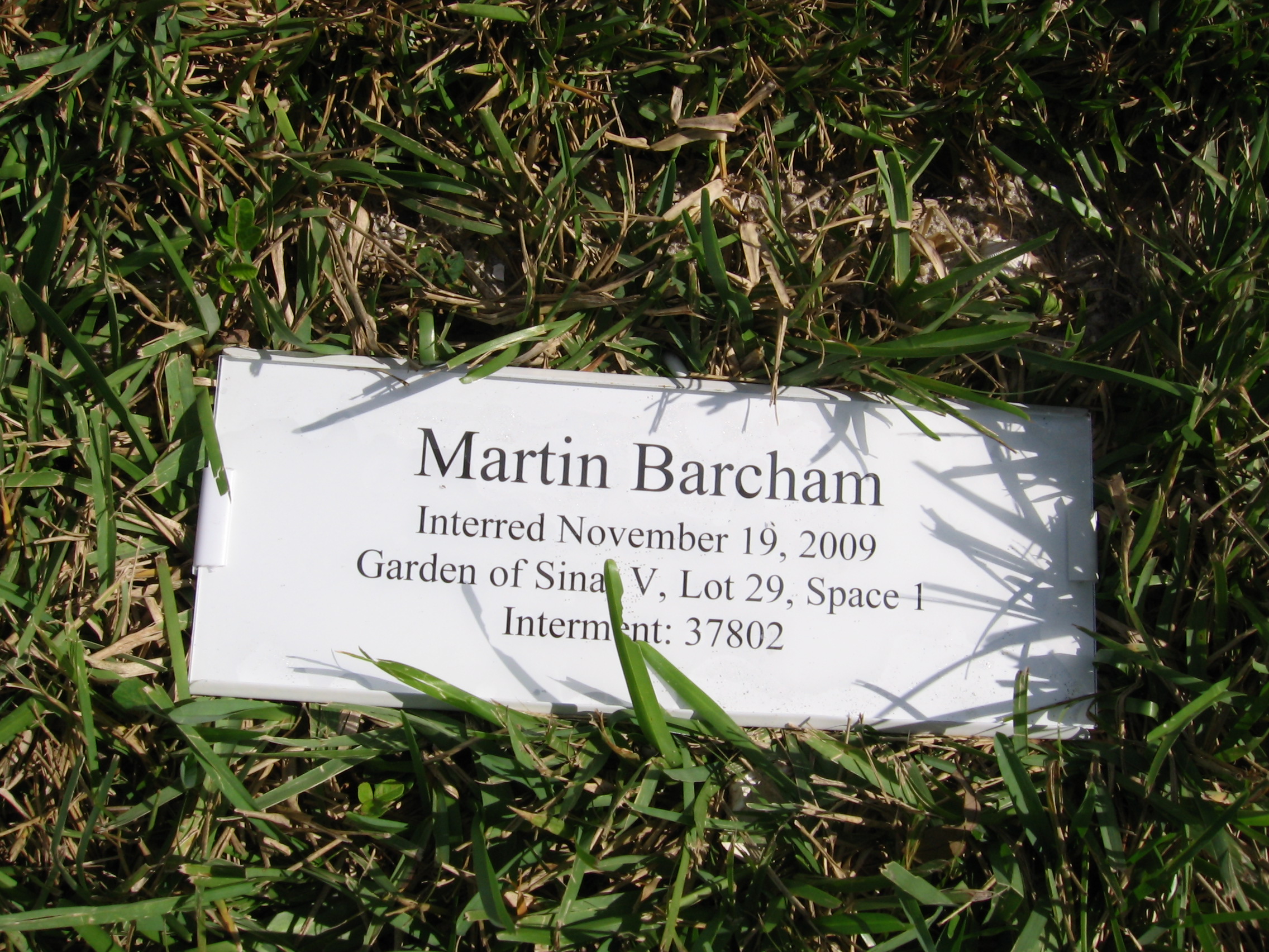 Martin Barcham