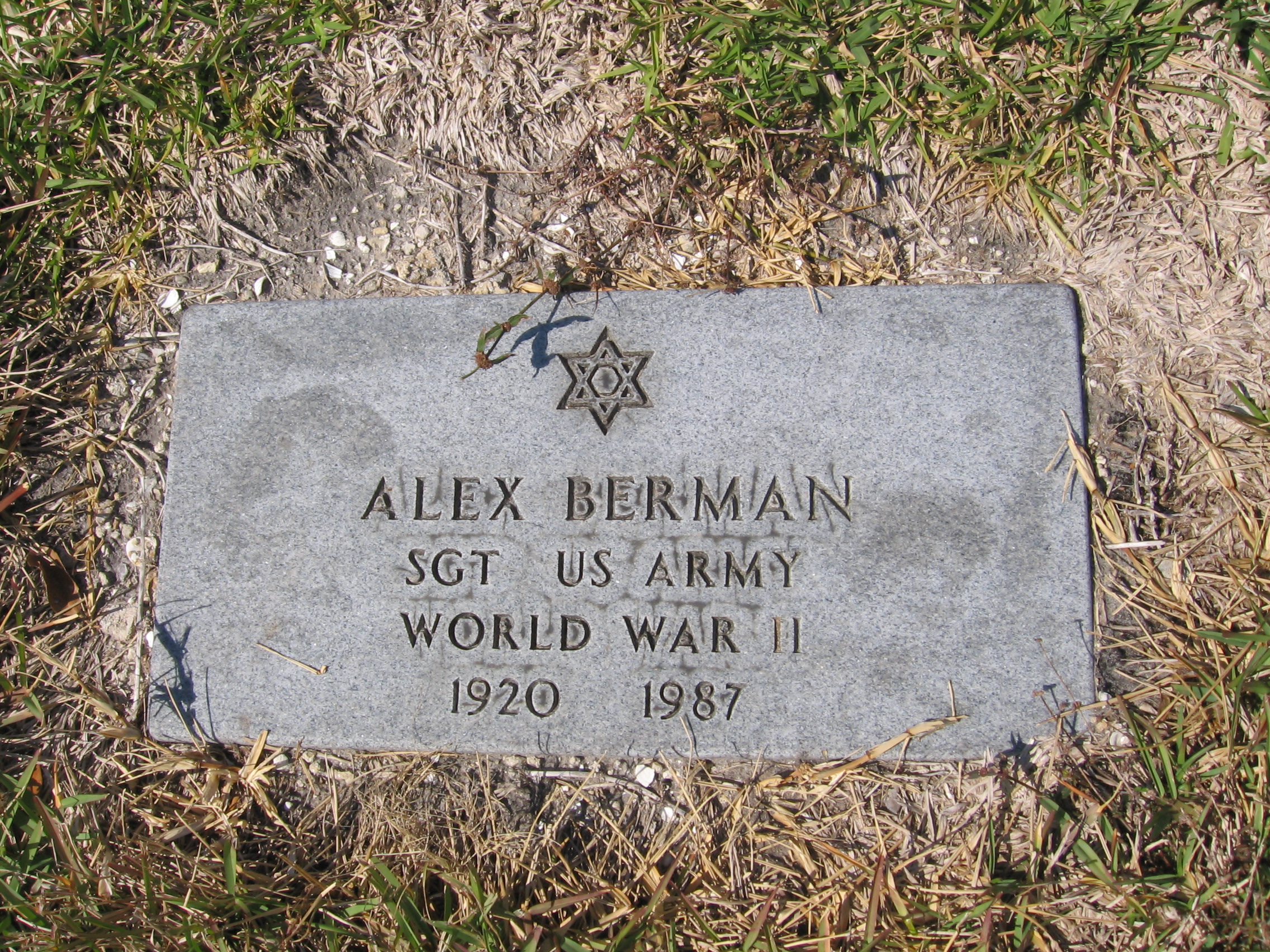 Sgt Alex Berman