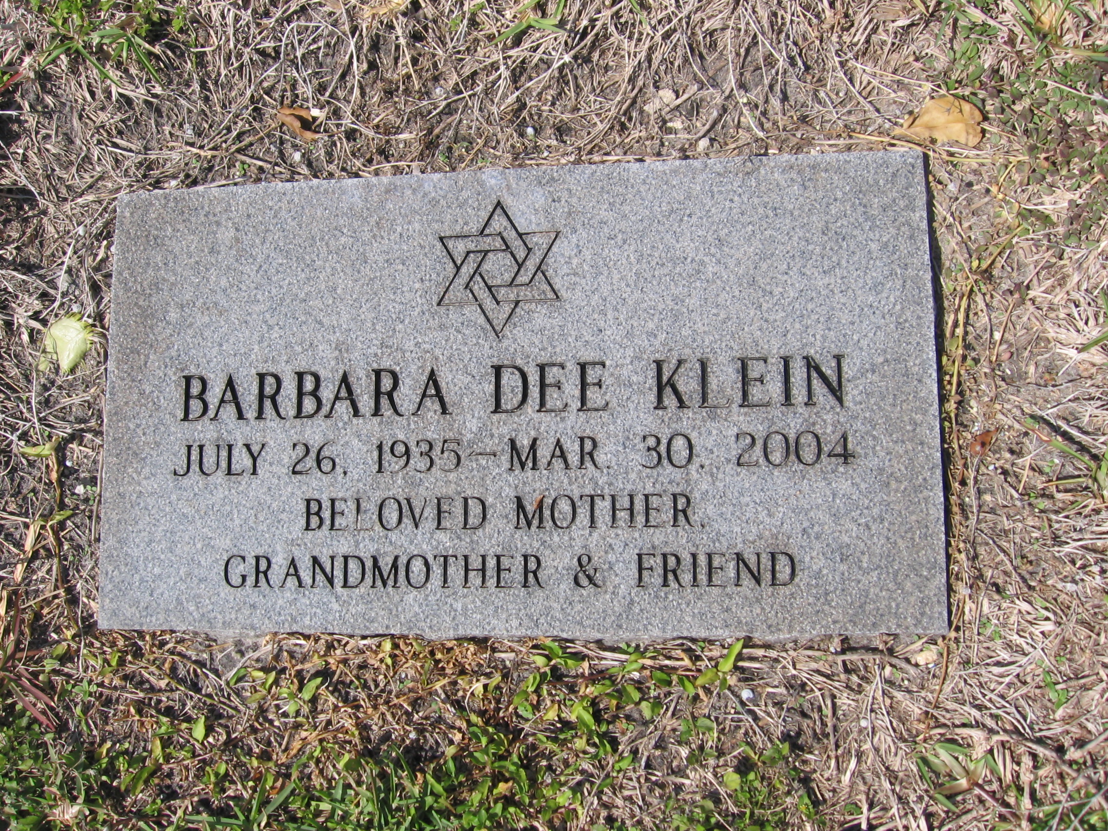 Barbara Dee Klein