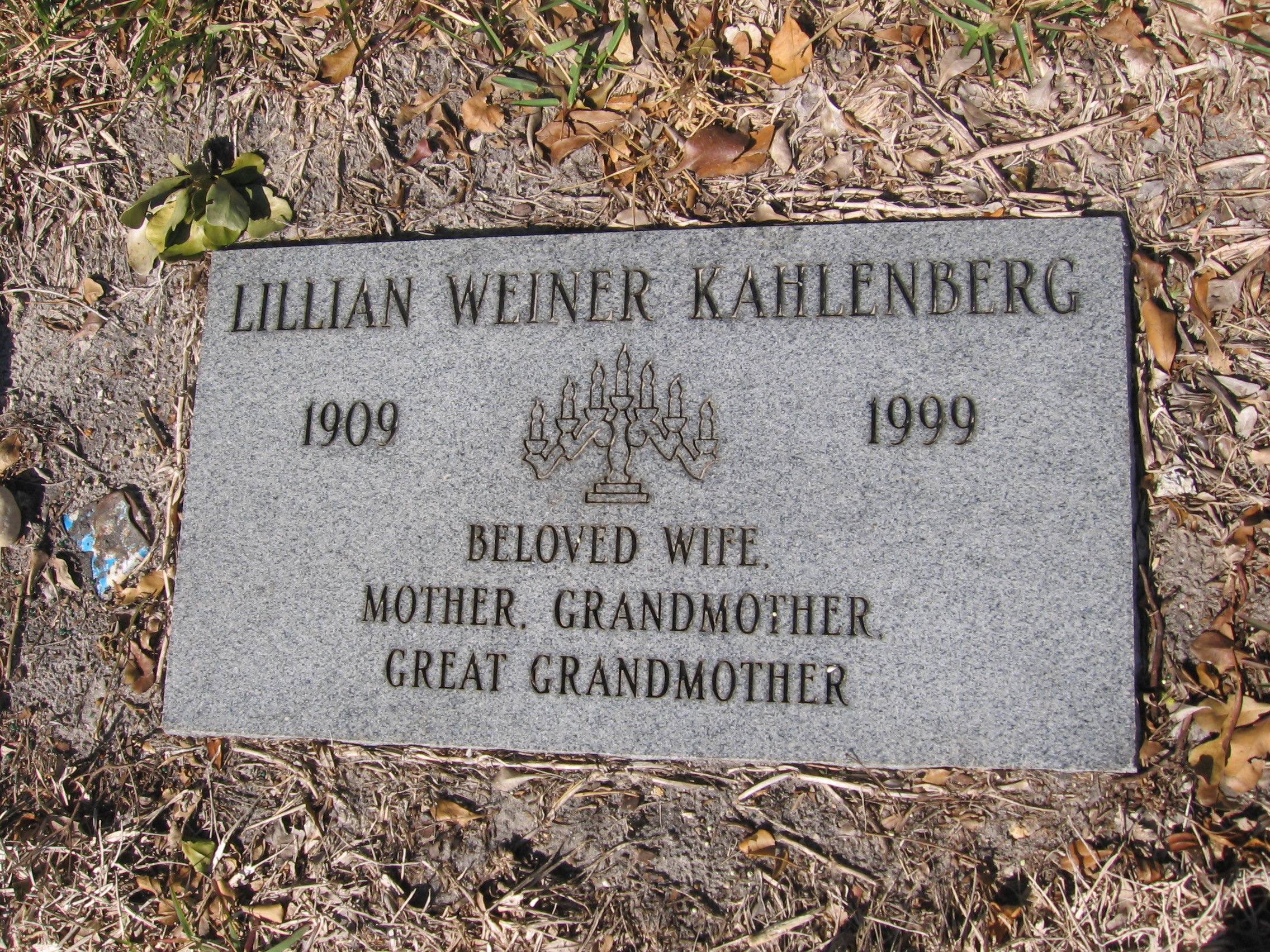 Lillian Weiner Kahlenberg
