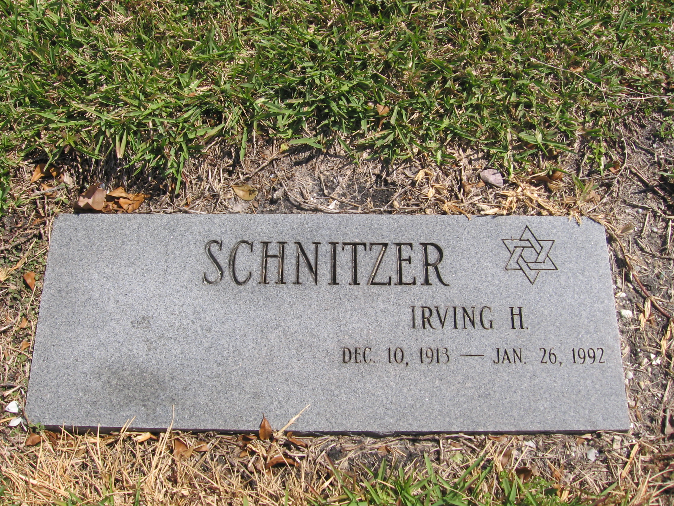 Irving H Schnitzer