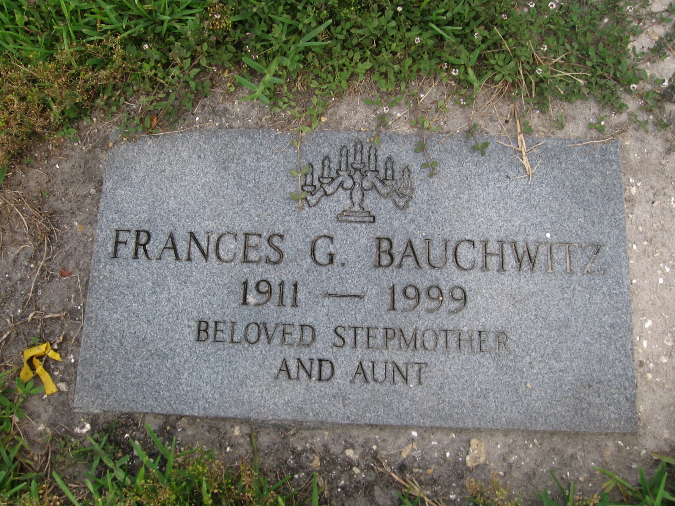 Frances G Bauchwitz
