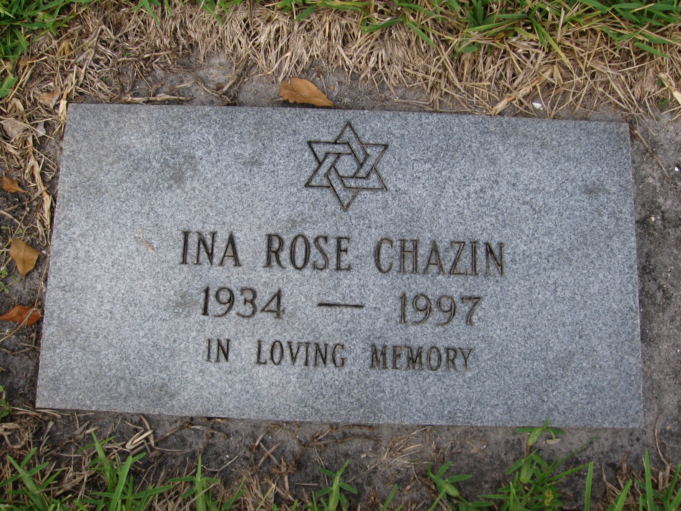Ina Rose Chazin