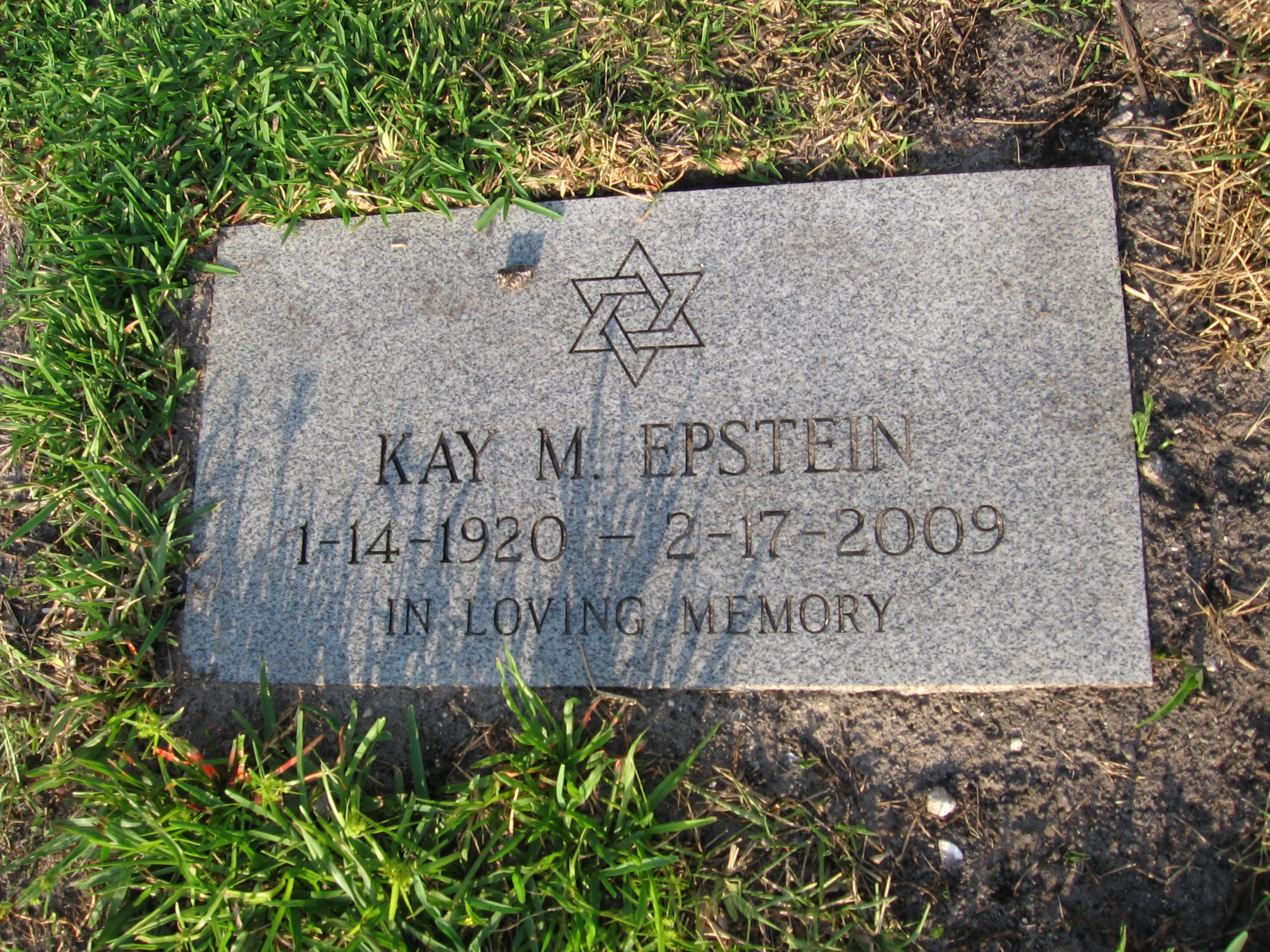 Kay M Epstein