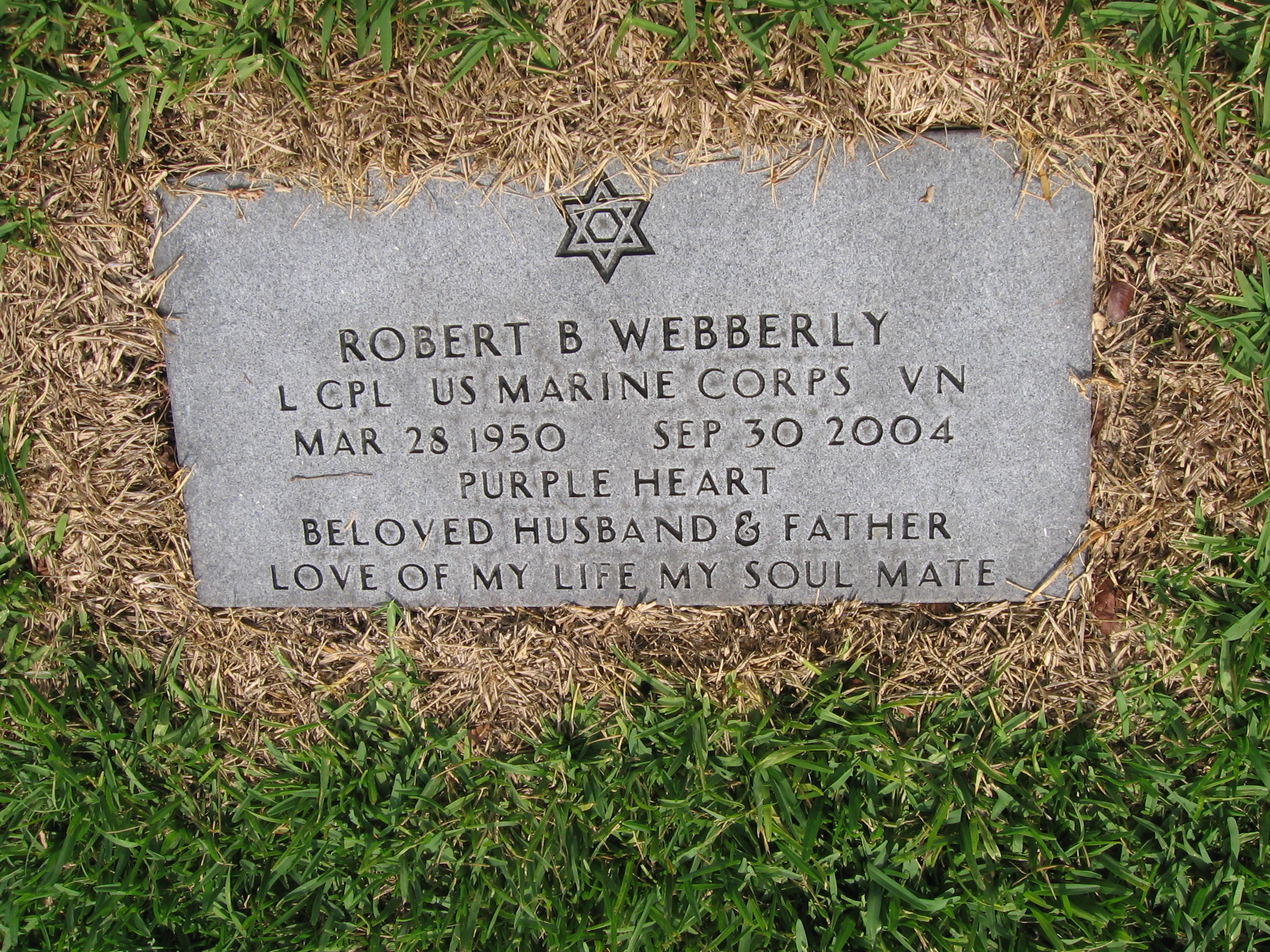 LCpl Robert B Webberly