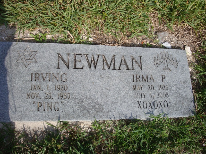 Irma P Newman