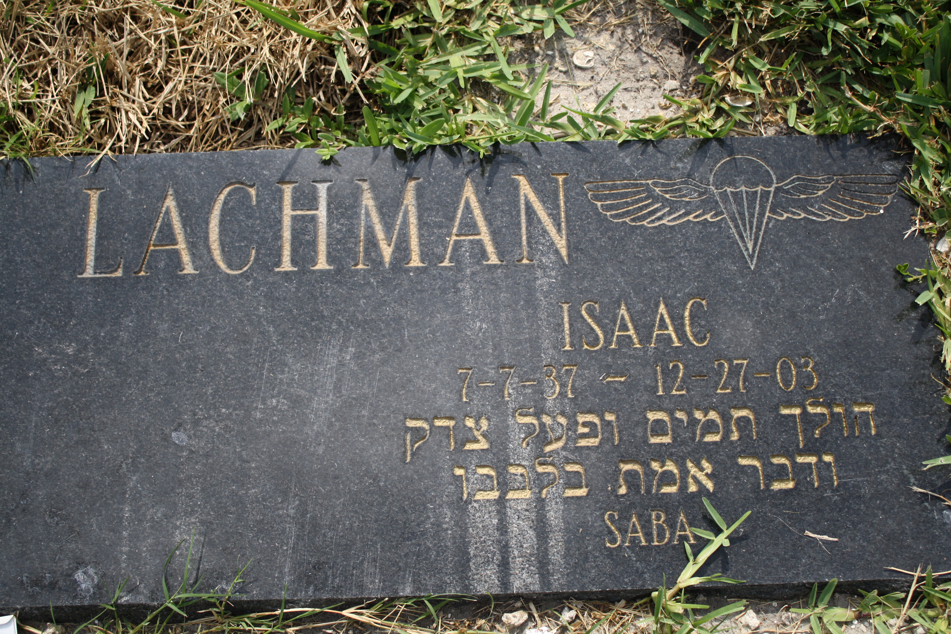 Isaac "Saba" Lachman