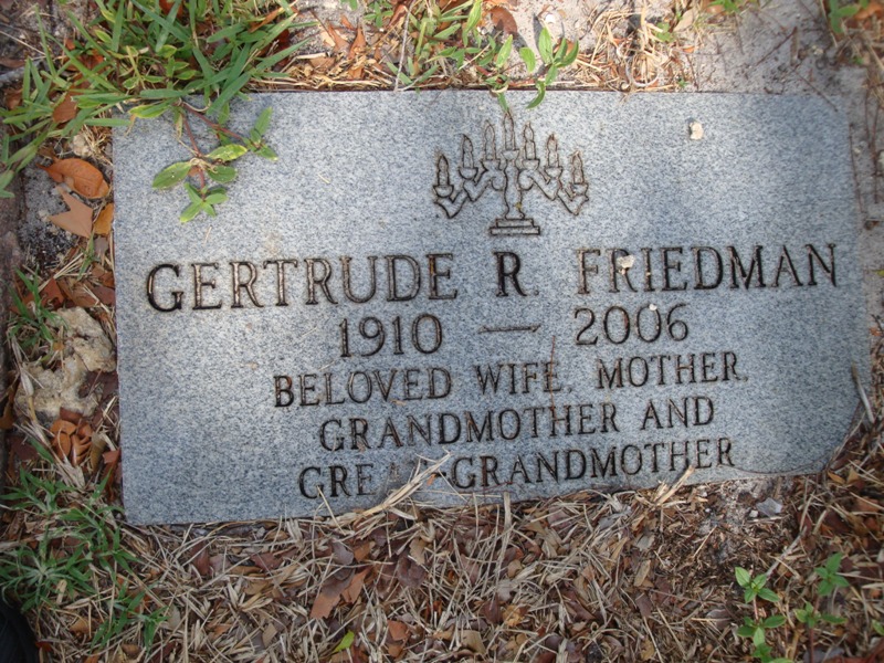 Gertrude R Friedman