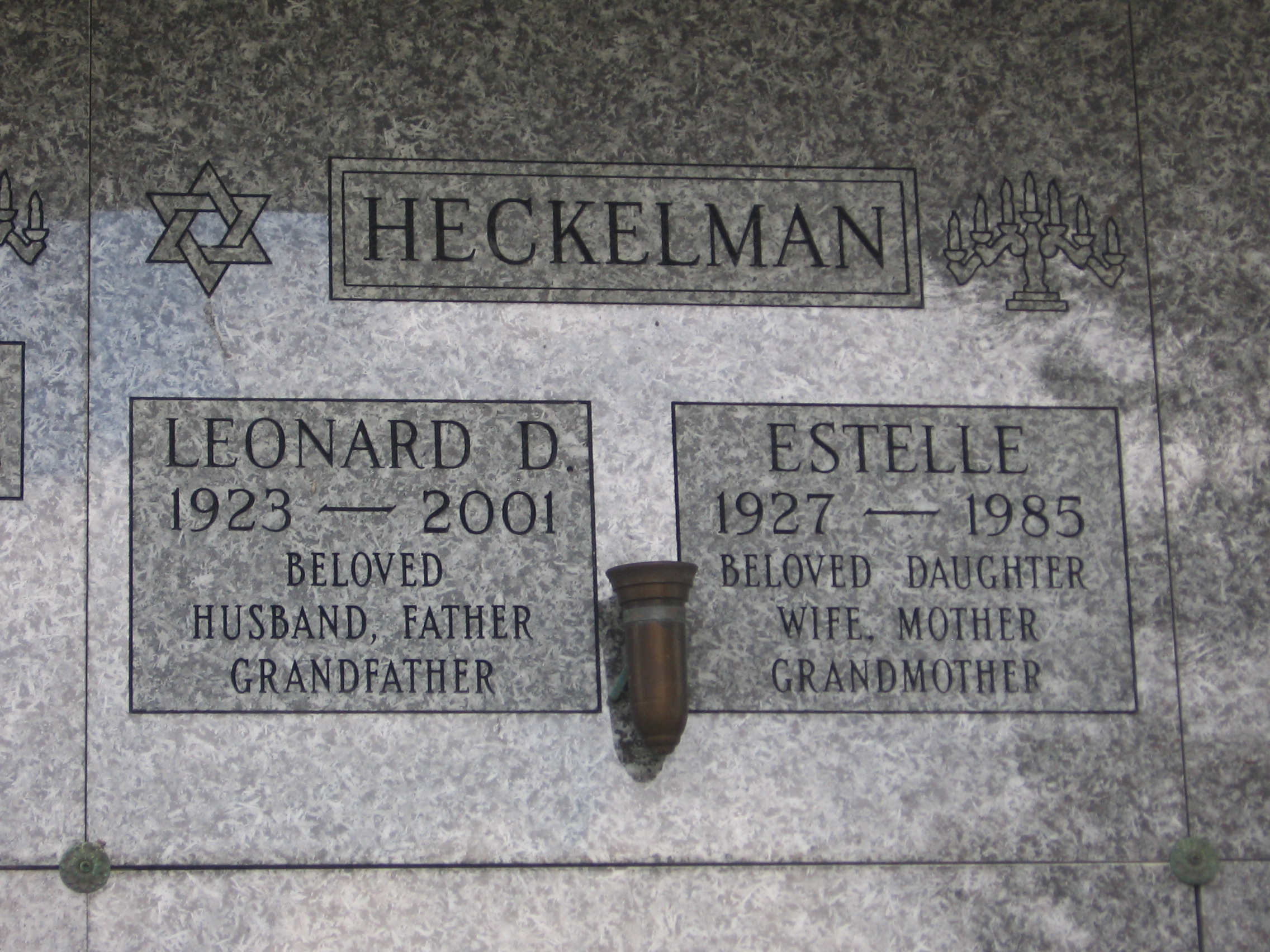 Leonard D Heckelman
