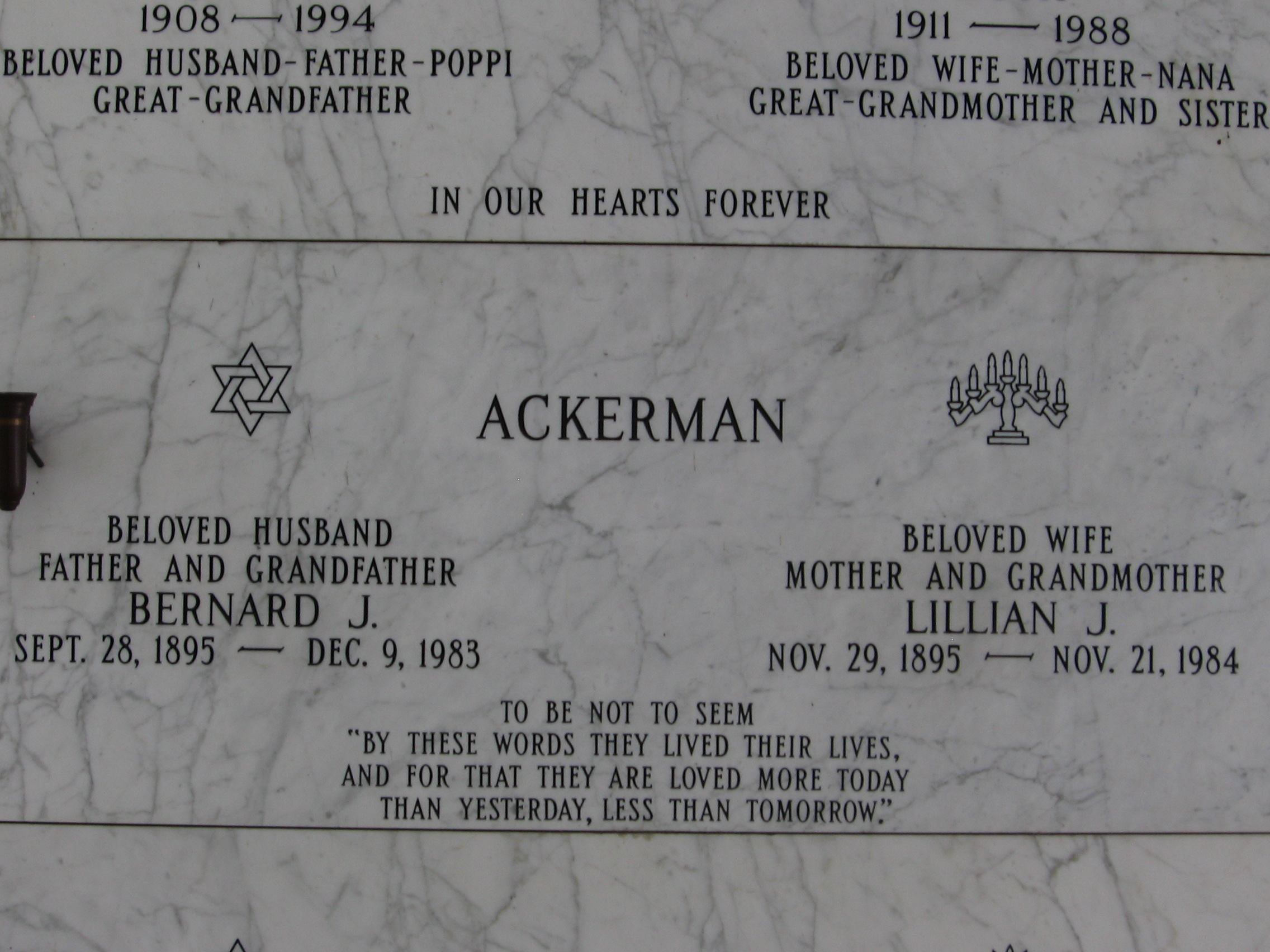 Bernard J Ackerman
