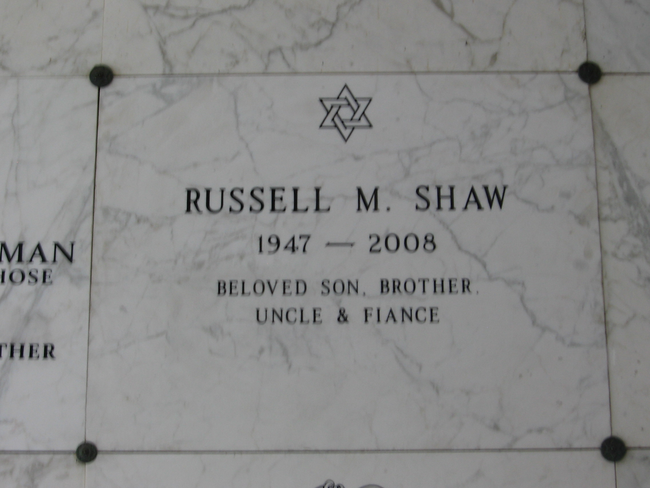 Russell M Shaw