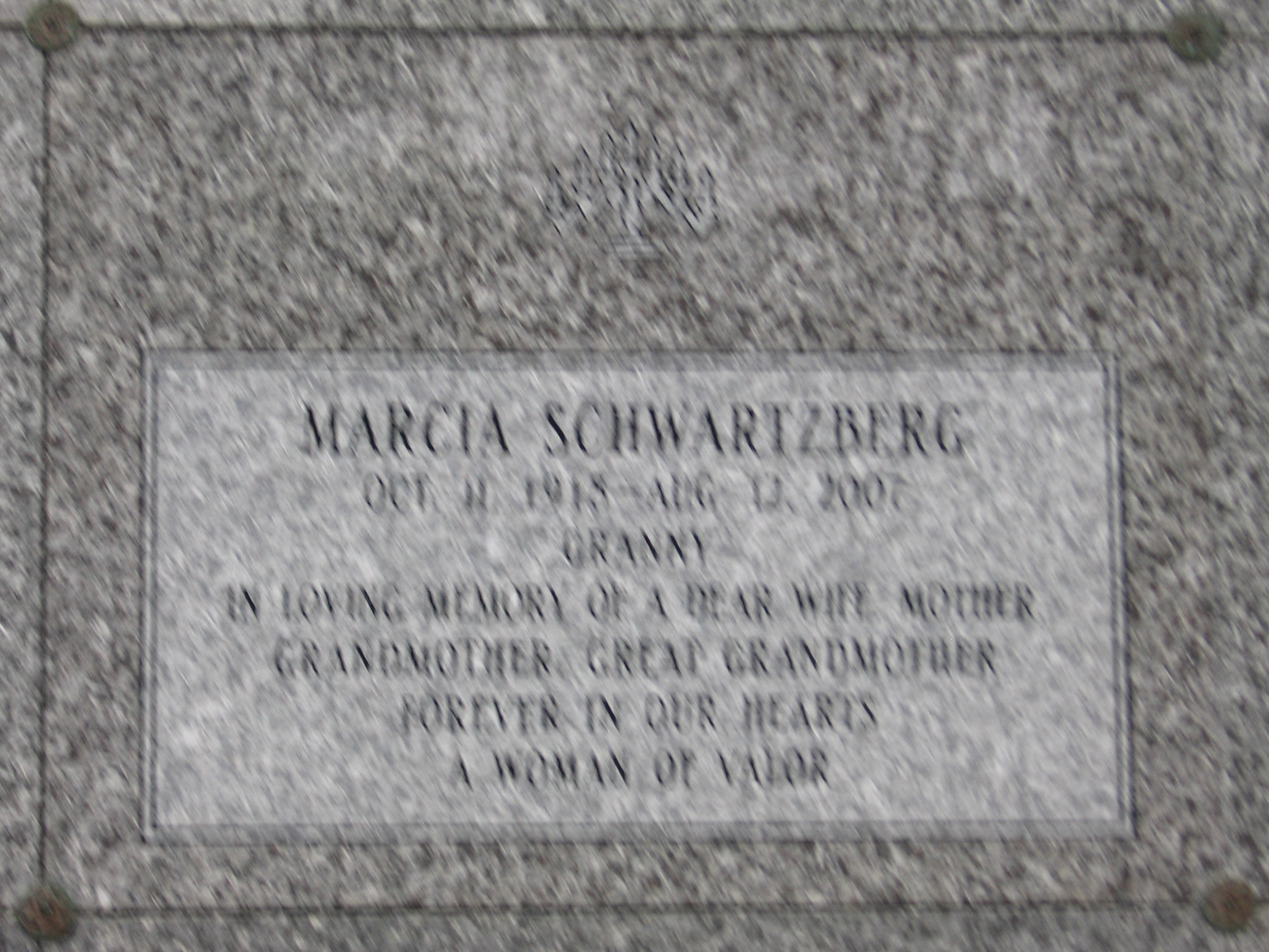 Marcia "Granny" Schwartzberg
