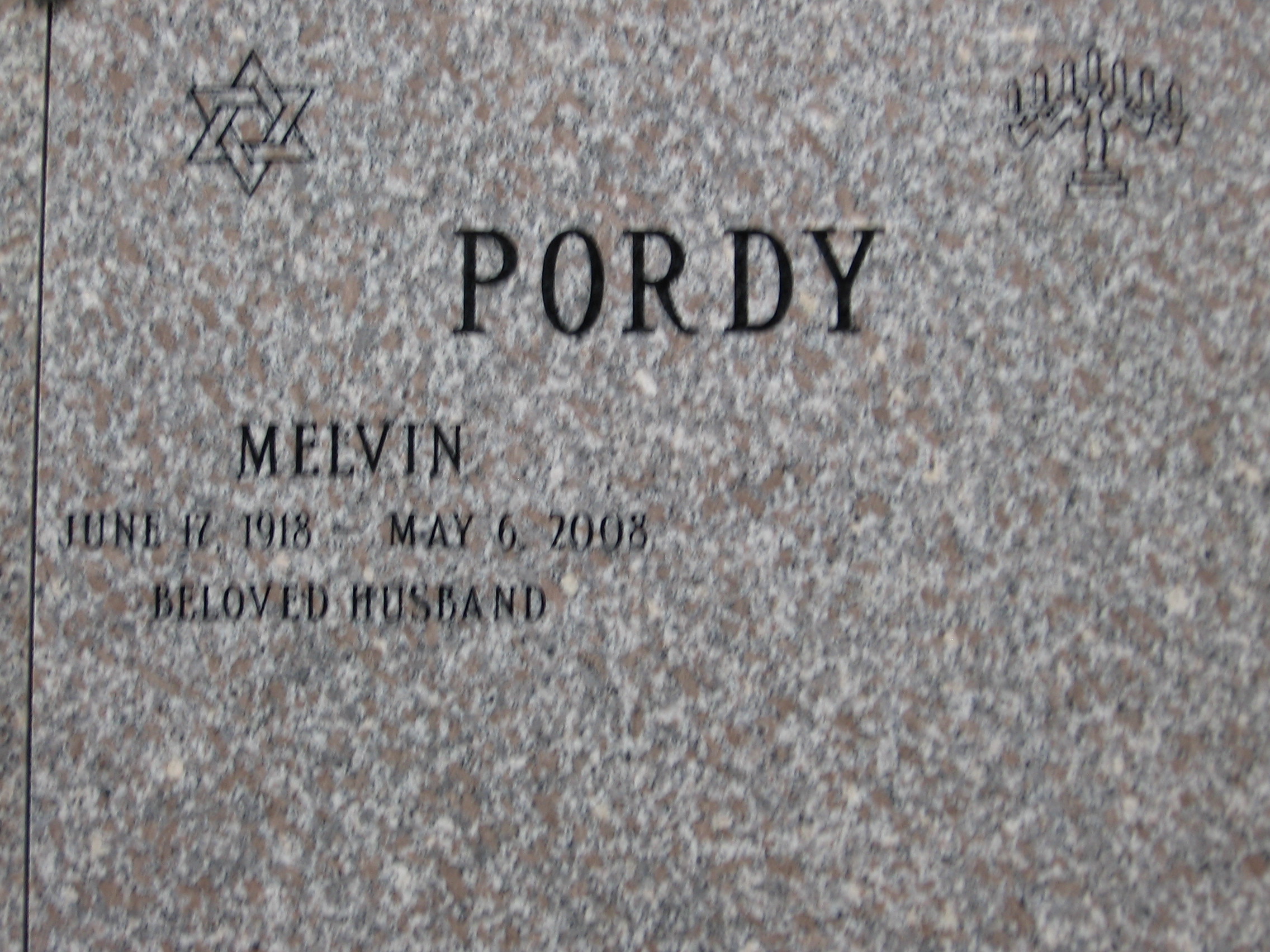 Melvin Pordy