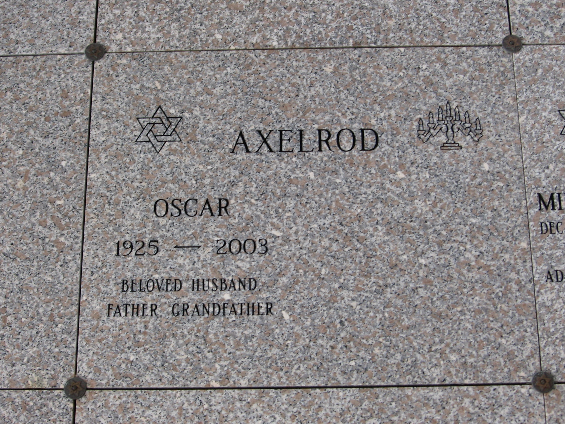 Oscar Axelrod