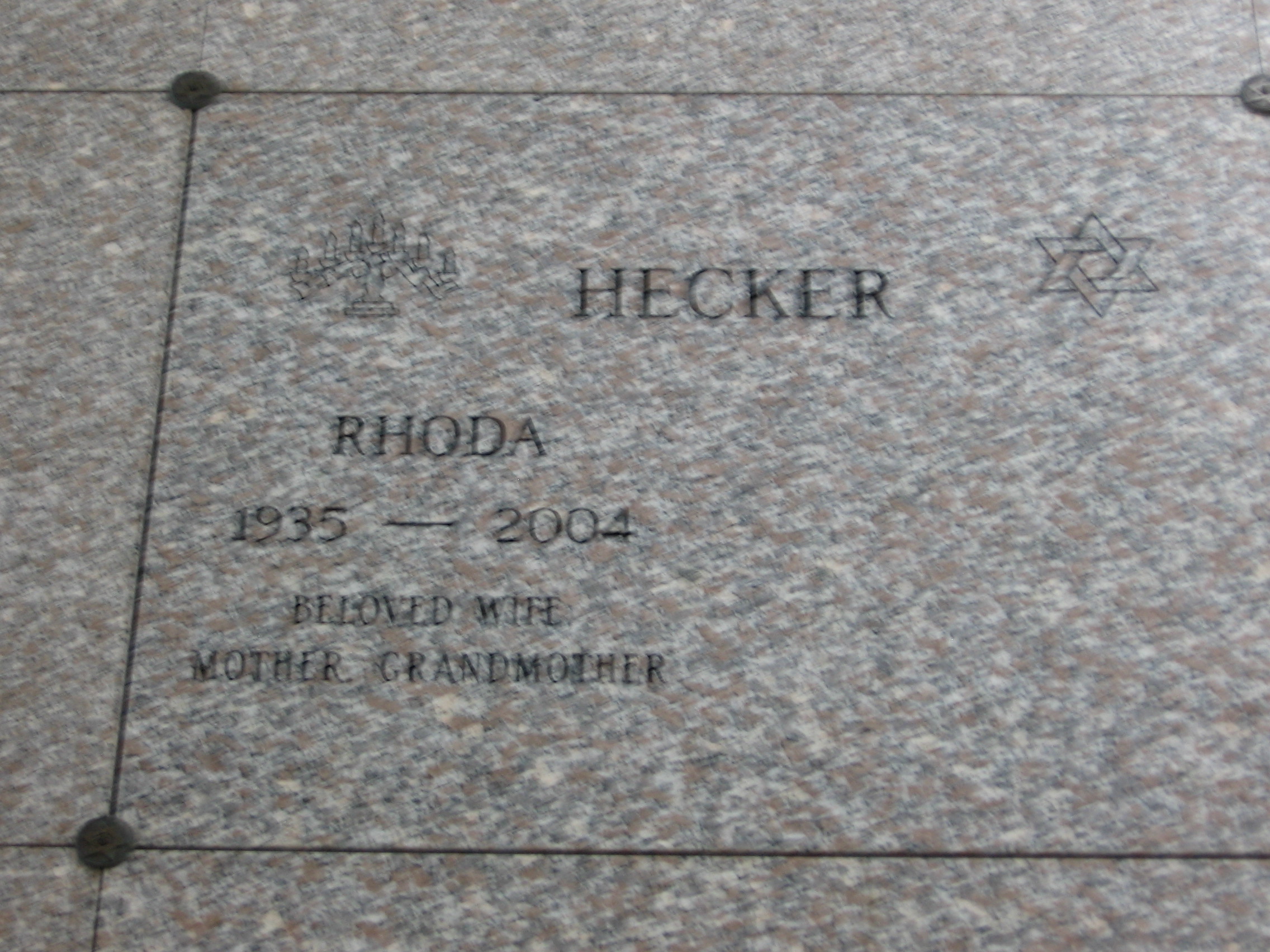 Rhoda Hecker